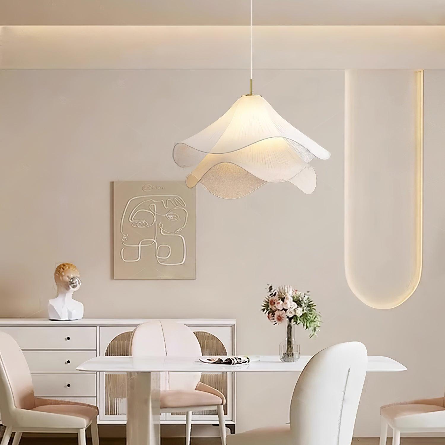 Lustra Pendant Light Bloom Floral Elegant-Neutral Decor