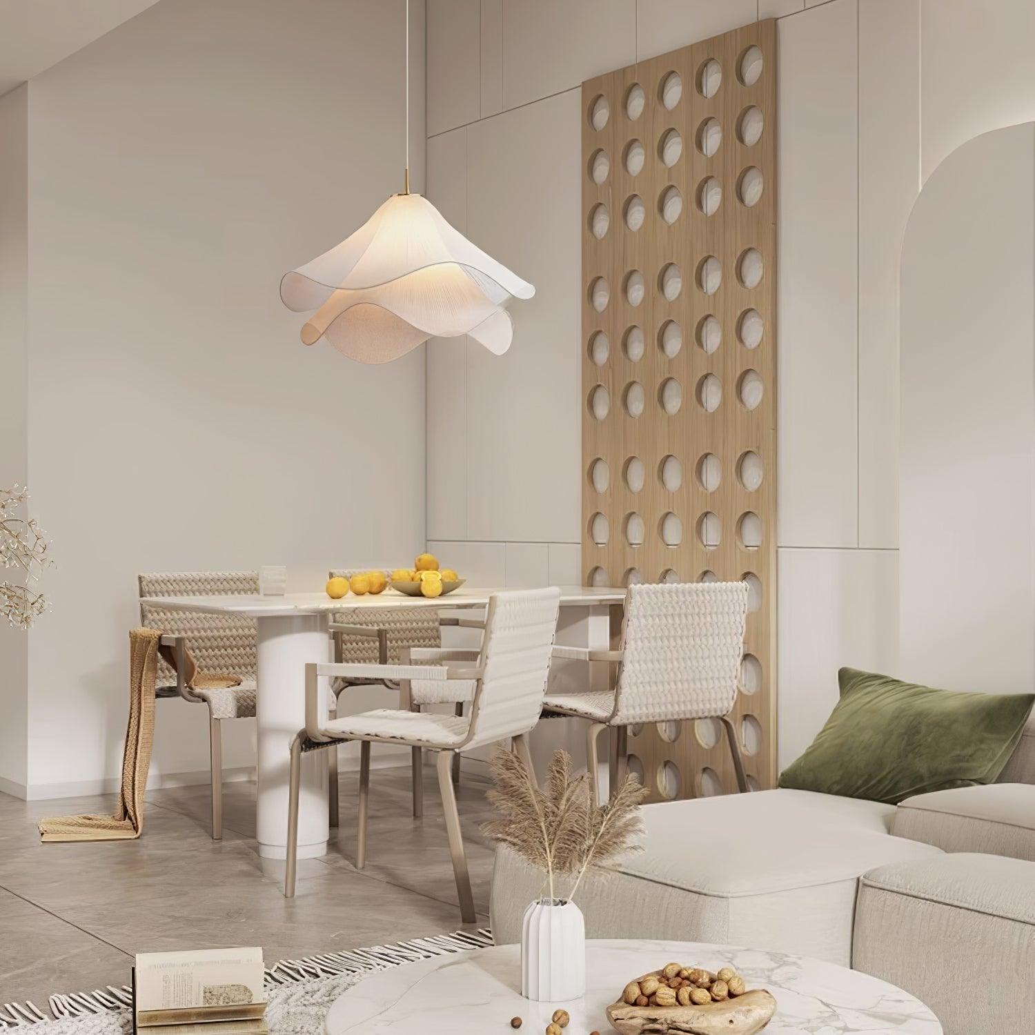 Lustra Pendant Light Bloom Floral Elegant-Neutral Decor
