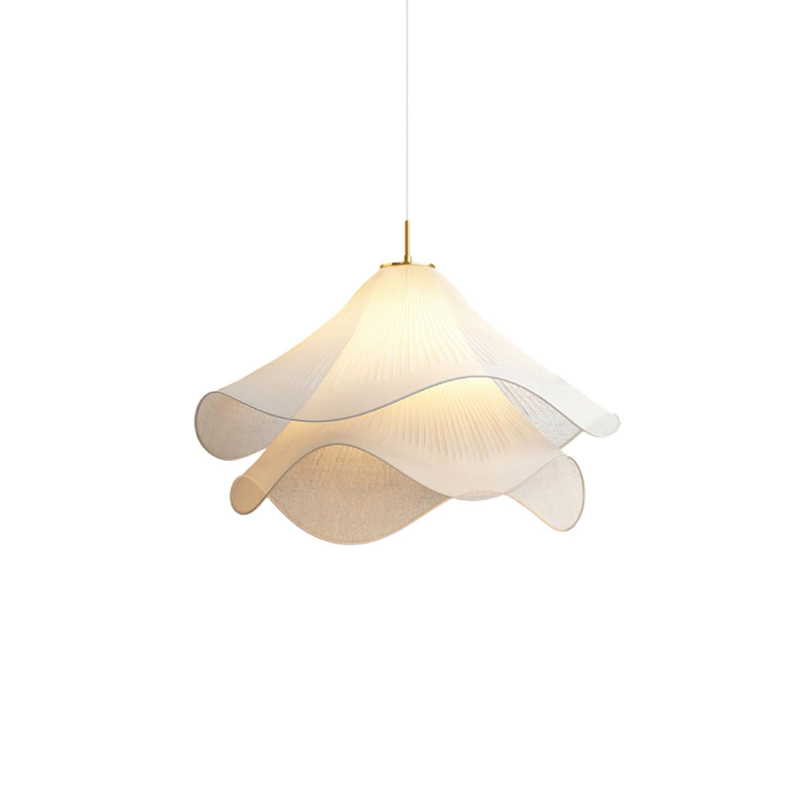 Evanel Fabric Artistic Pendant Light-Neutral Decor