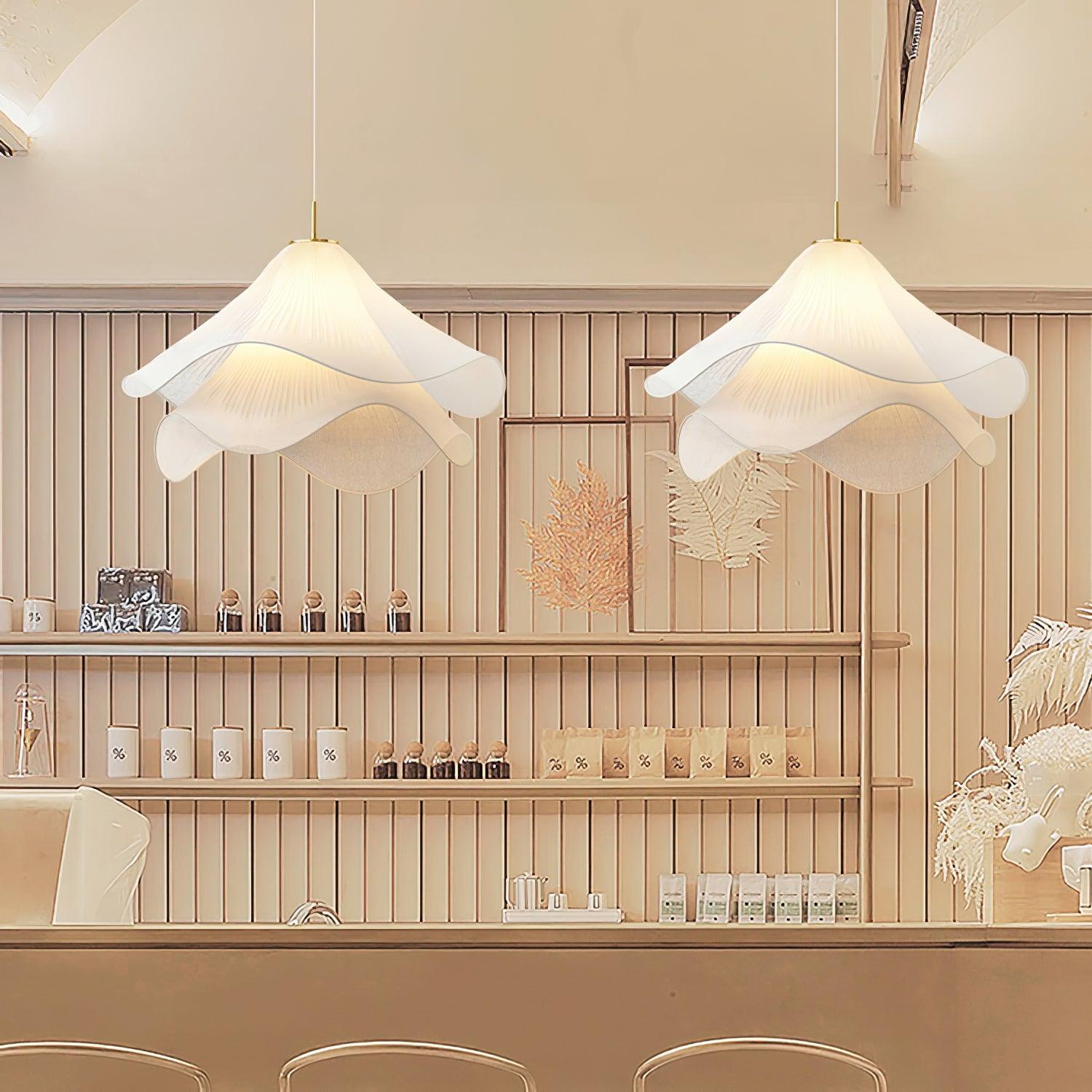 Lustra Pendant Light Bloom Floral Elegant-Neutral Decor