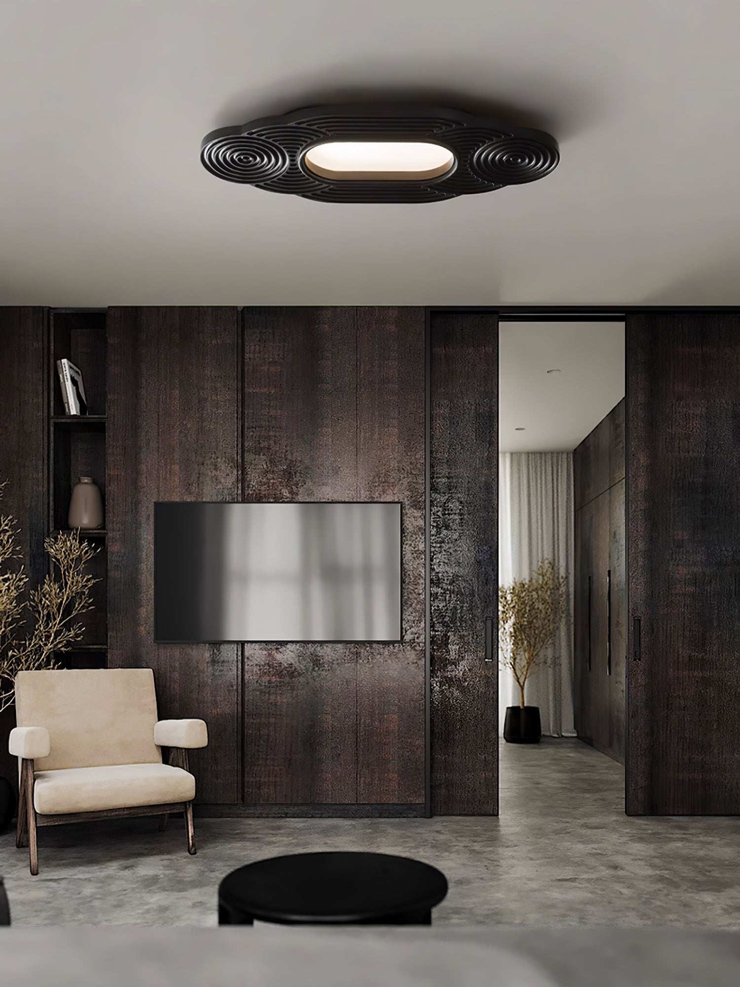 Udorionis Premium Nordic Art Wood Ceiling Lamp-Neutral Decor