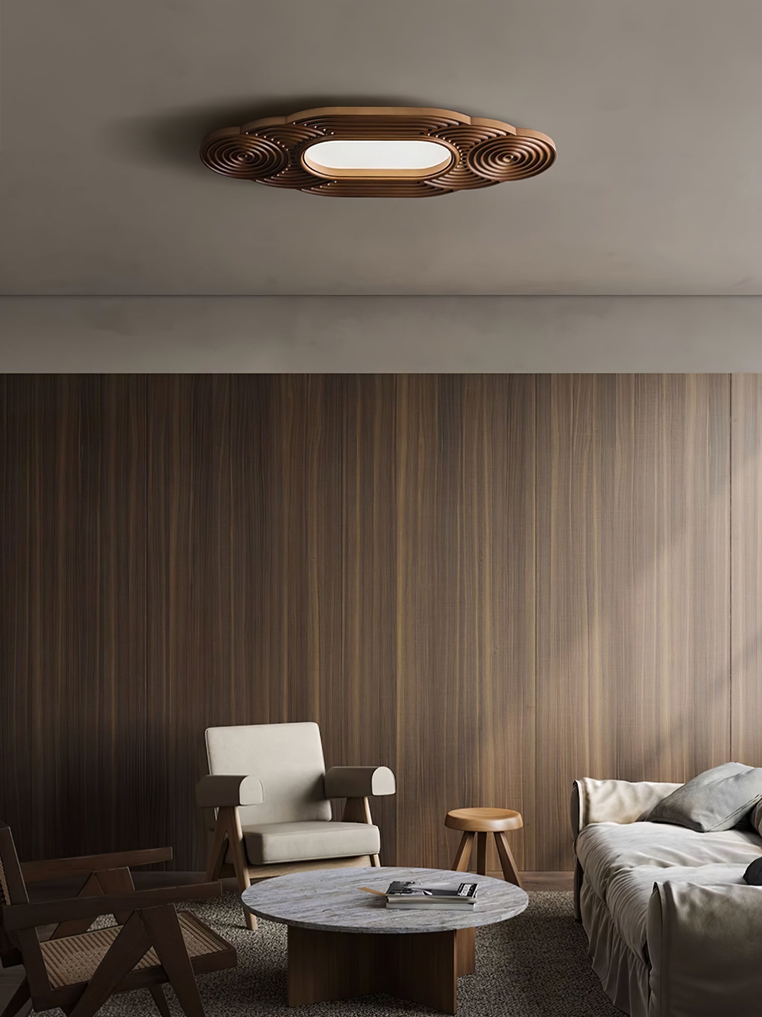 Udorionis Premium Nordic Art Wood Ceiling Lamp-Neutral Decor