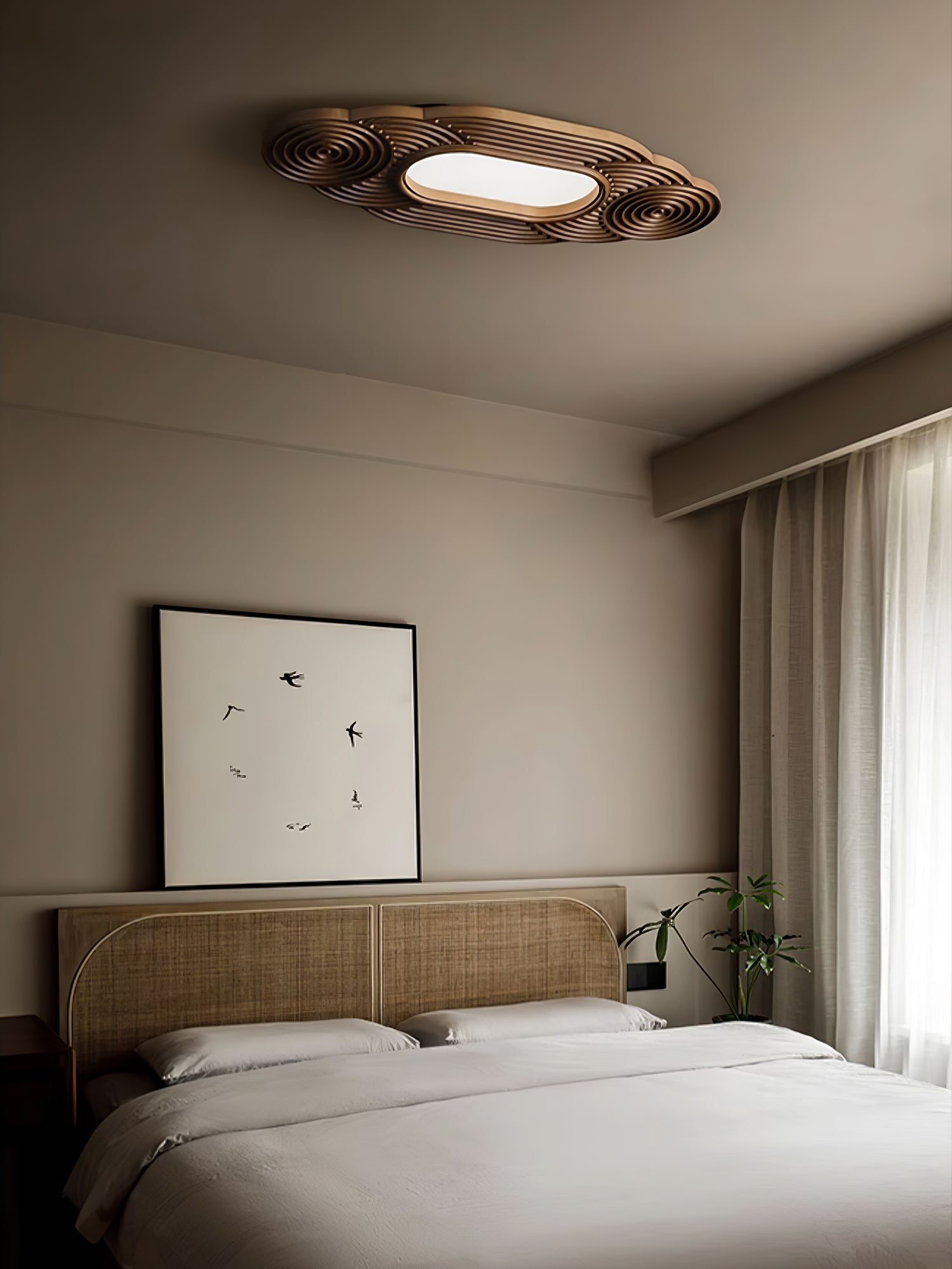 Udorionis Premium Nordic Art Wood Ceiling Lamp-Neutral Decor