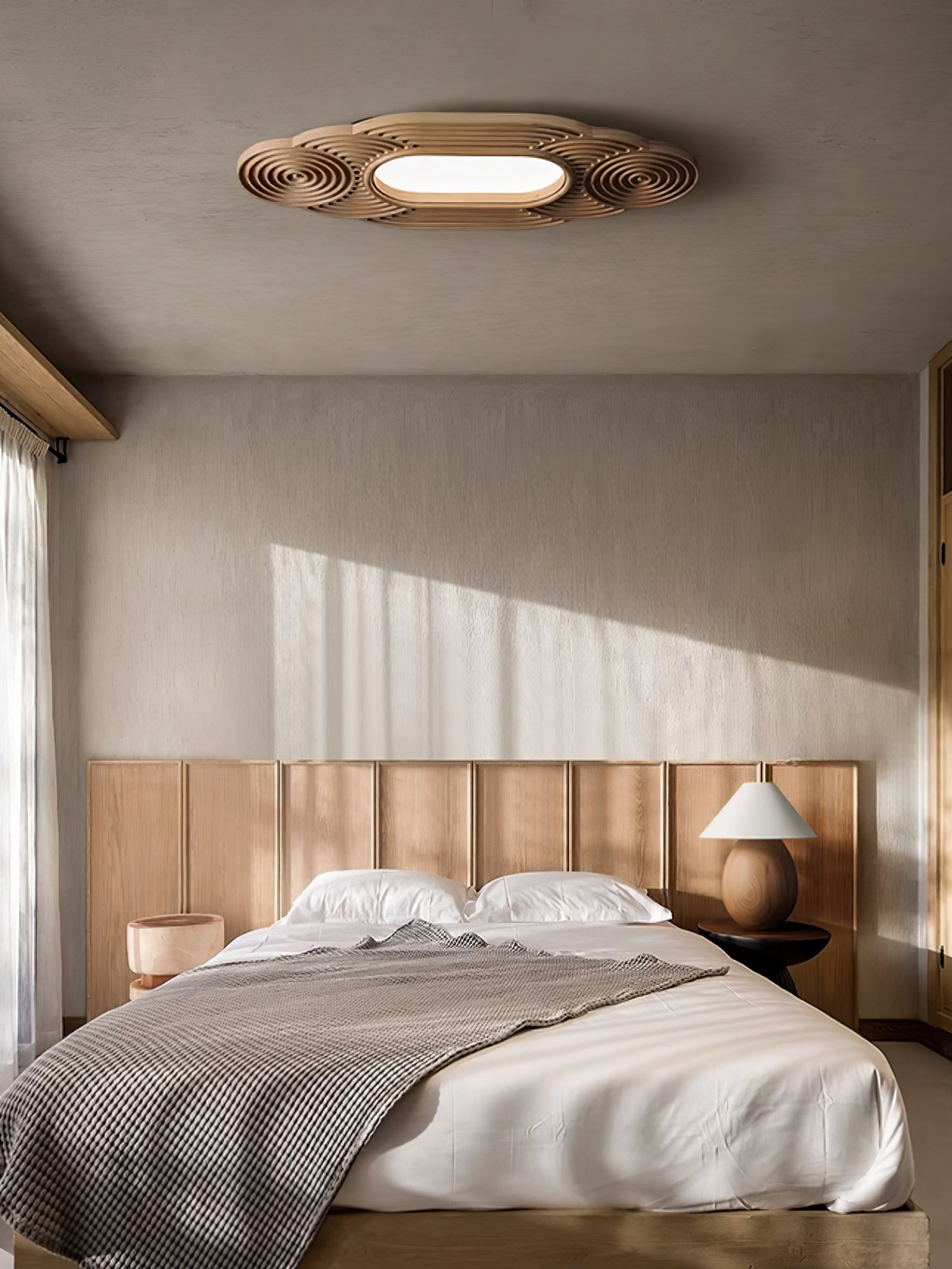 Udorionis Premium Nordic Art Wood Ceiling Lamp-Neutral Decor