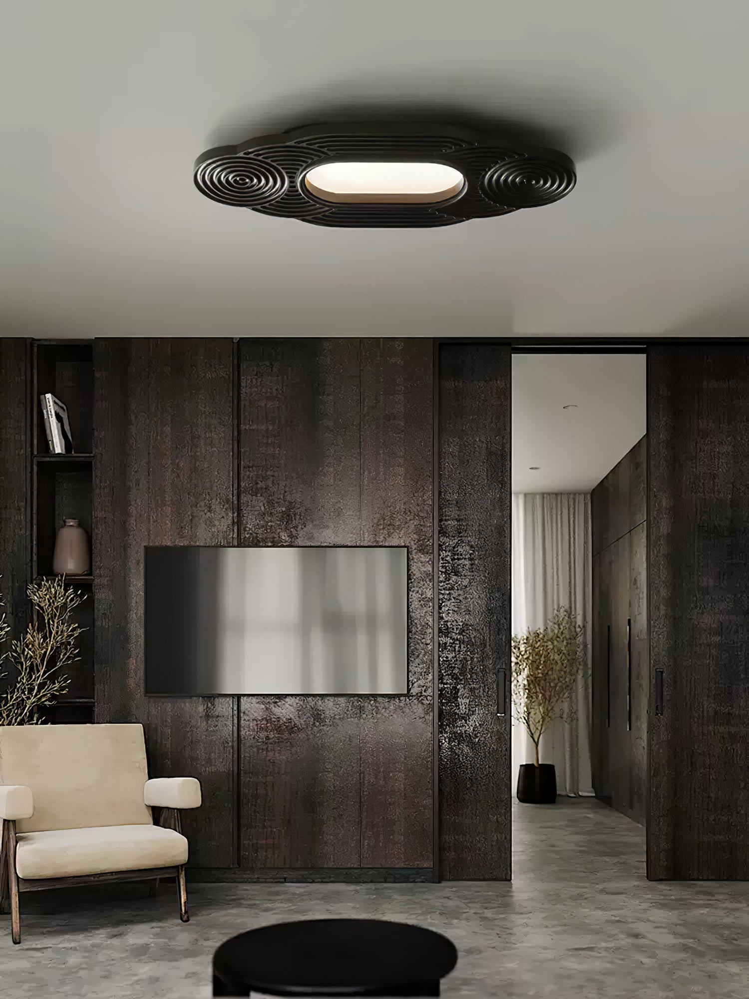 Udorionis Premium Nordic Art Wood Ceiling Lamp-Neutral Decor