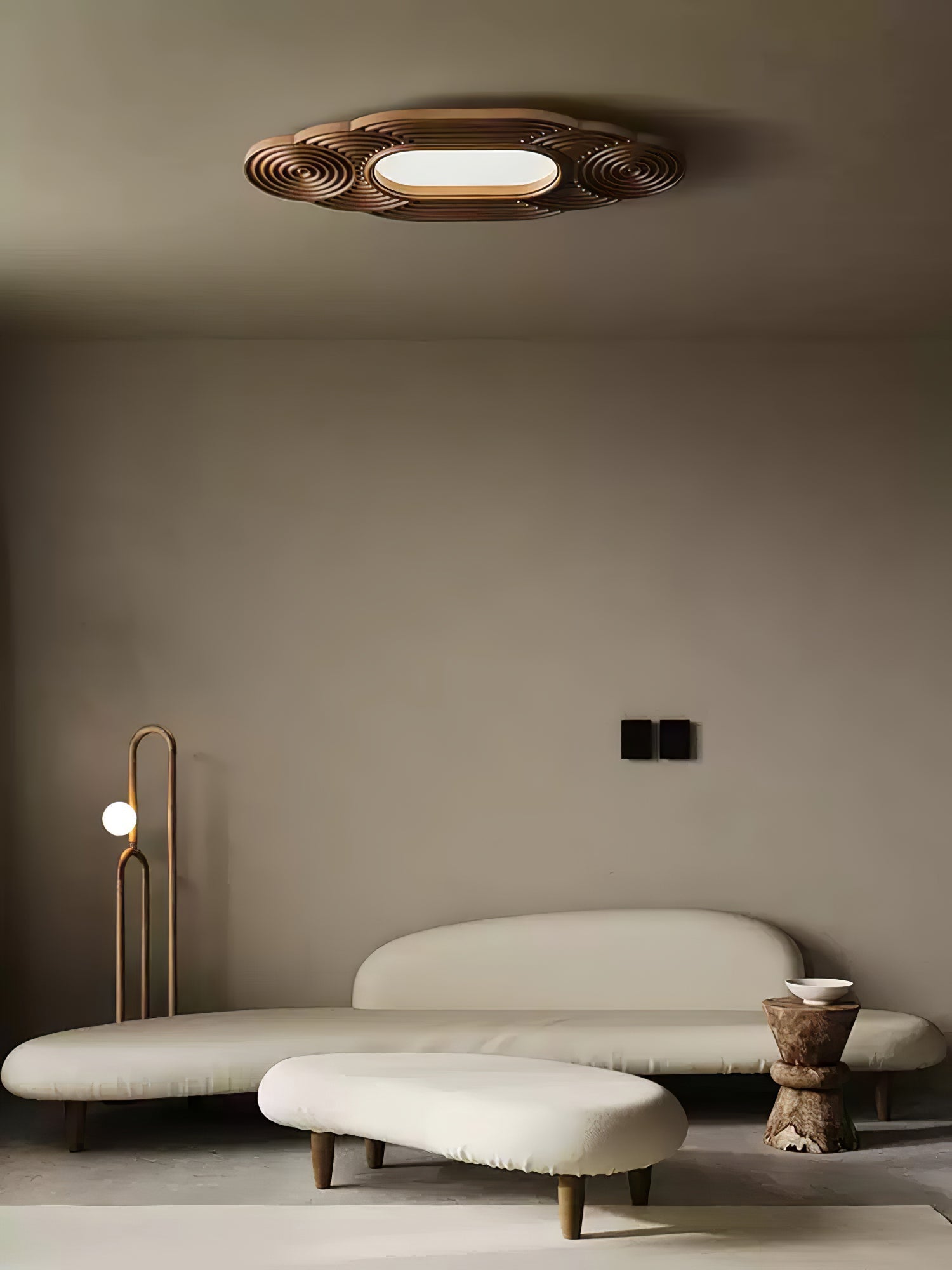 Udorionis Premium Nordic Art Wood Ceiling Lamp-Neutral Decor
