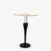 Luminara Gradient Sculptural Floor Lamp-Neutral Decor