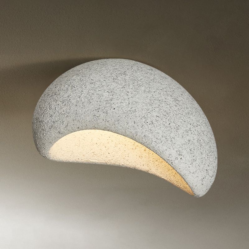 Avi Flush Mount Ceiling Light Modern, Resin Dining Room - Neutral Decor