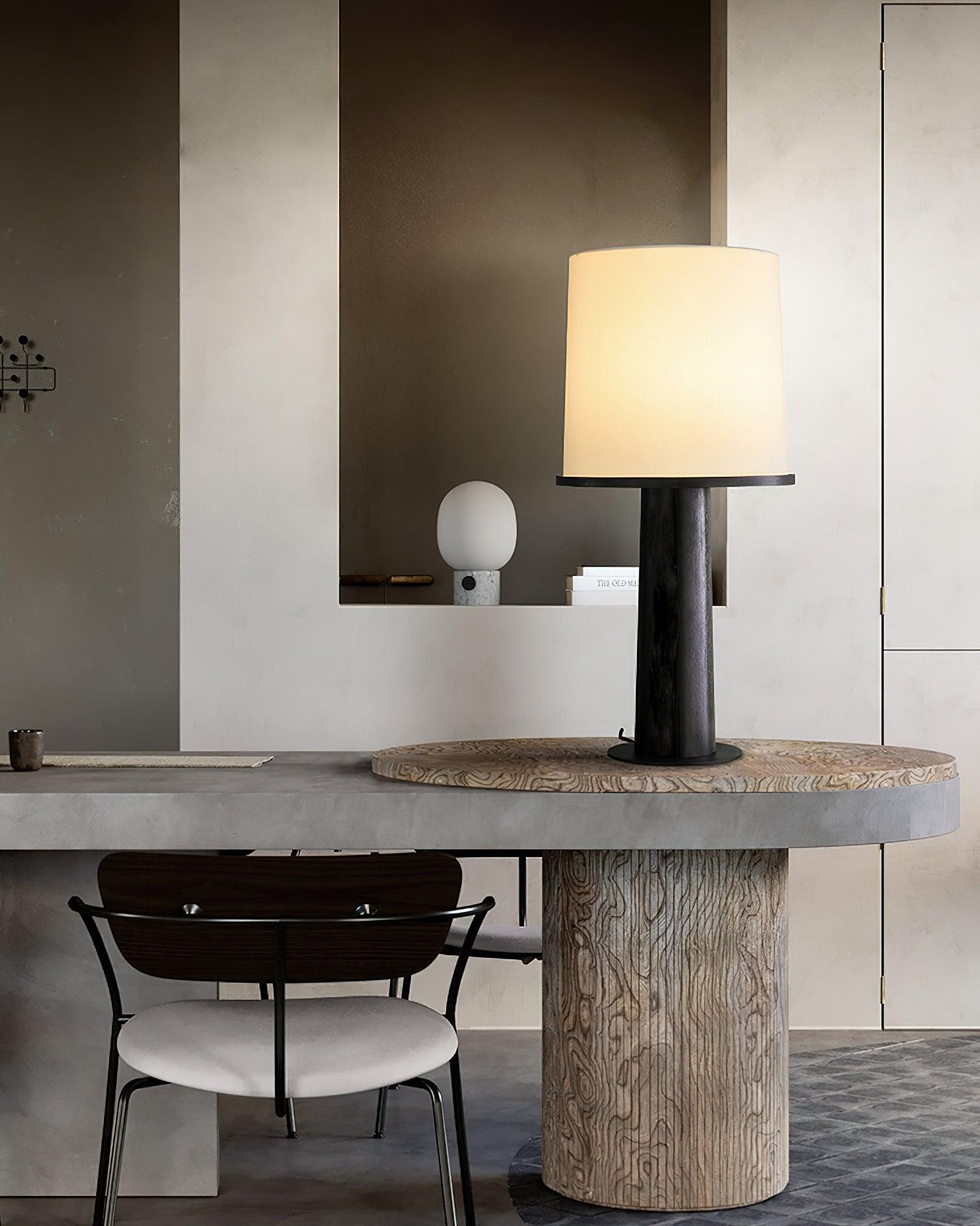Jennifer Modern Wood Table Lamp-Neutral Decor