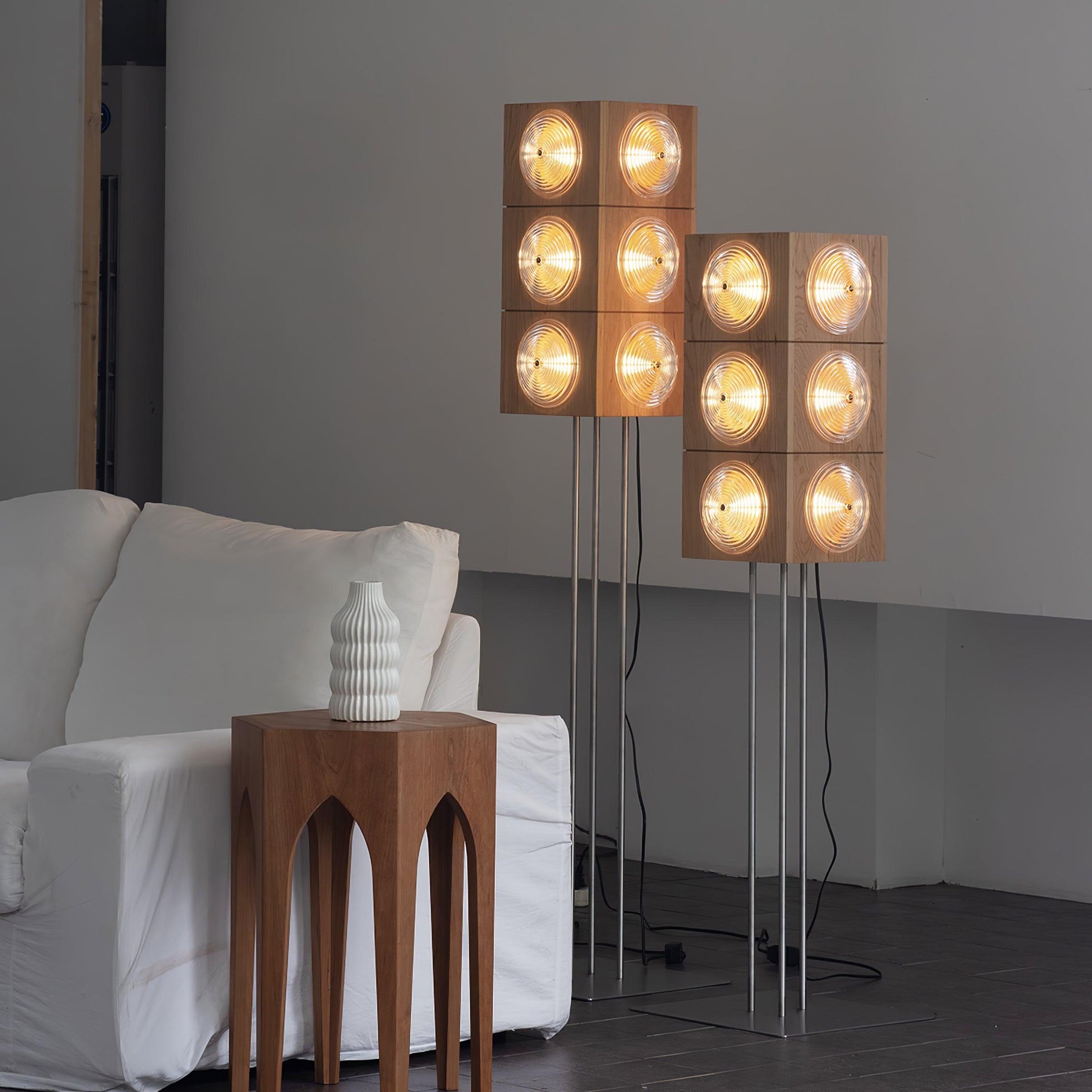 Avraearae Modular Wood Floor Lamp-Neutral Decor