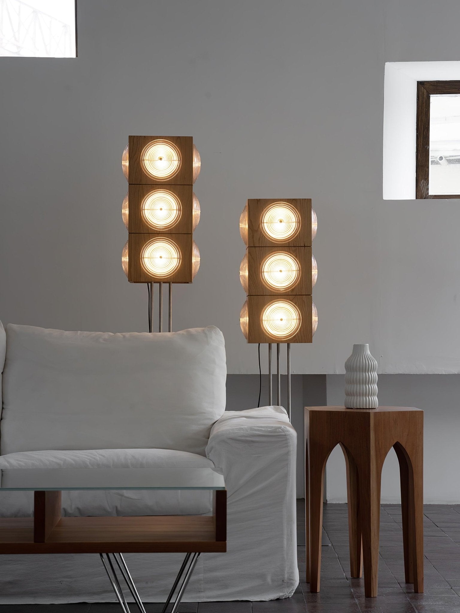 Avraearae Modular Wood Floor Lamp-Neutral Decor
