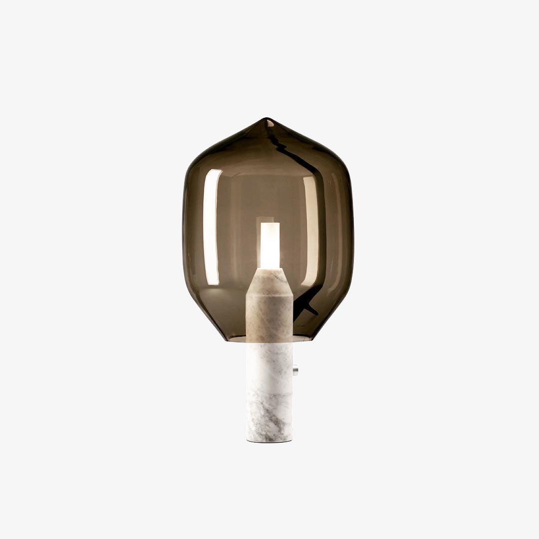 Vihls Modern Marble Table Lamp-Neutral Decor