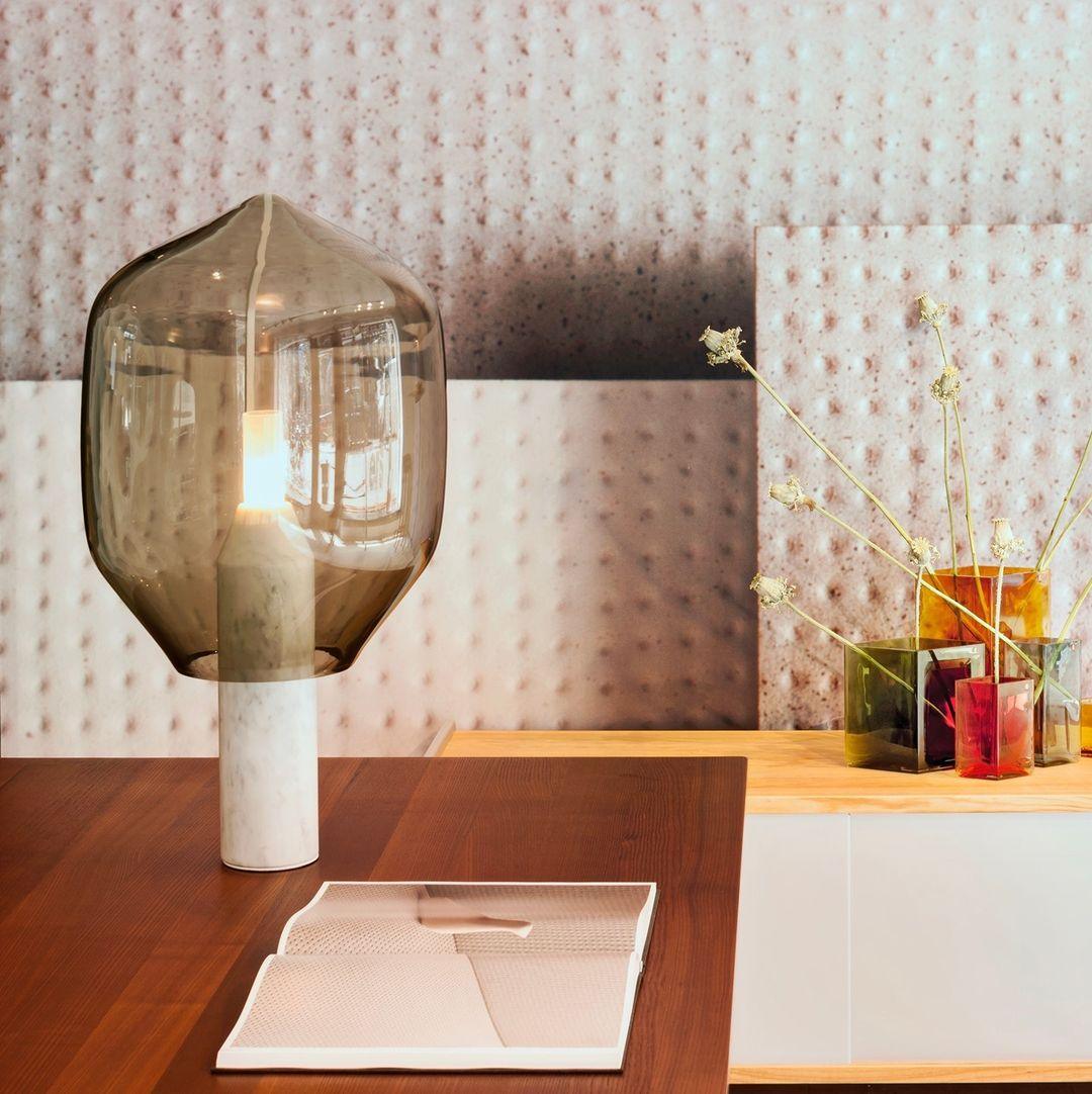 Vihls Modern Marble Table Lamp-Neutral Decor
