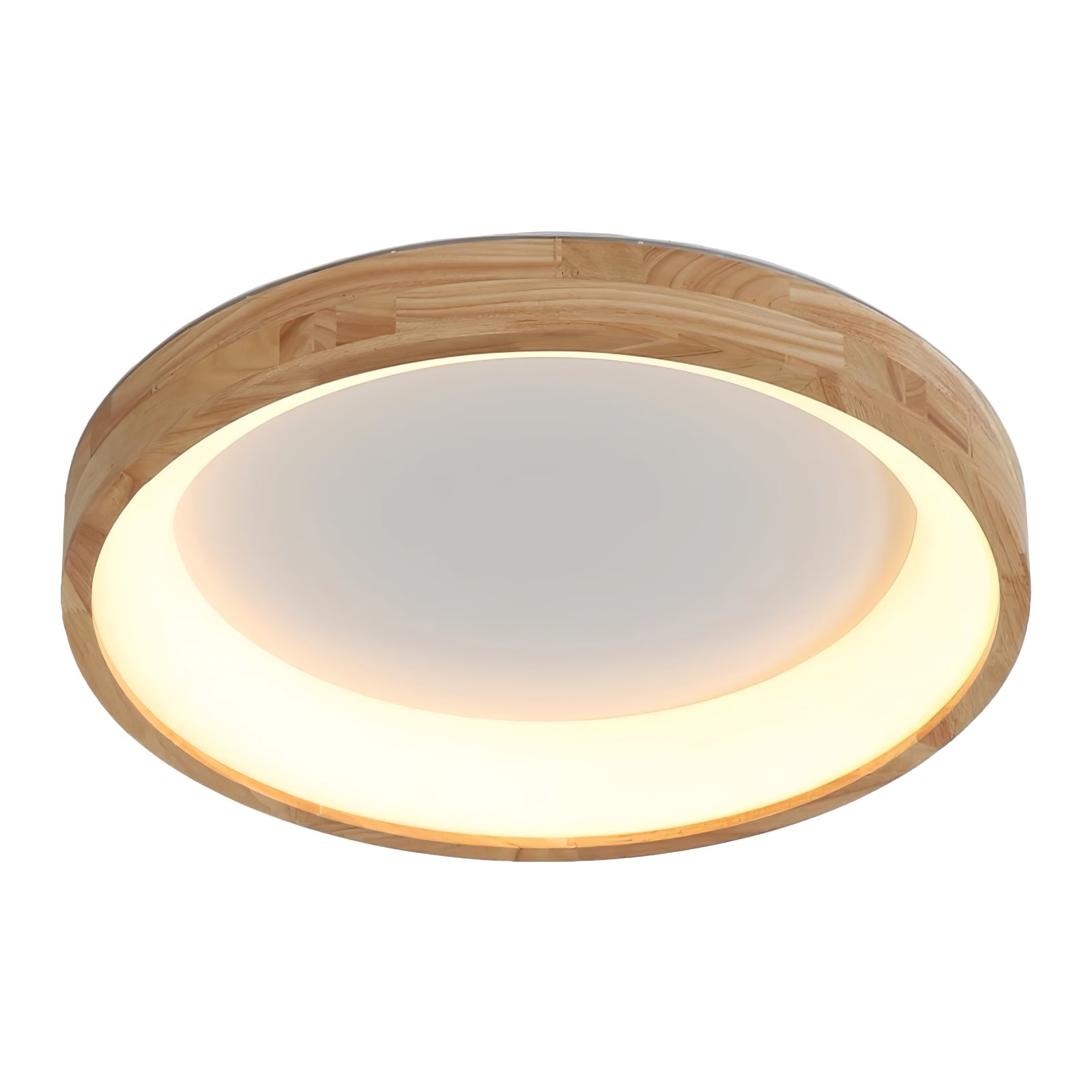 Uphae Modern Minimalist Square Wood Ceiling Light-Neutral Decor