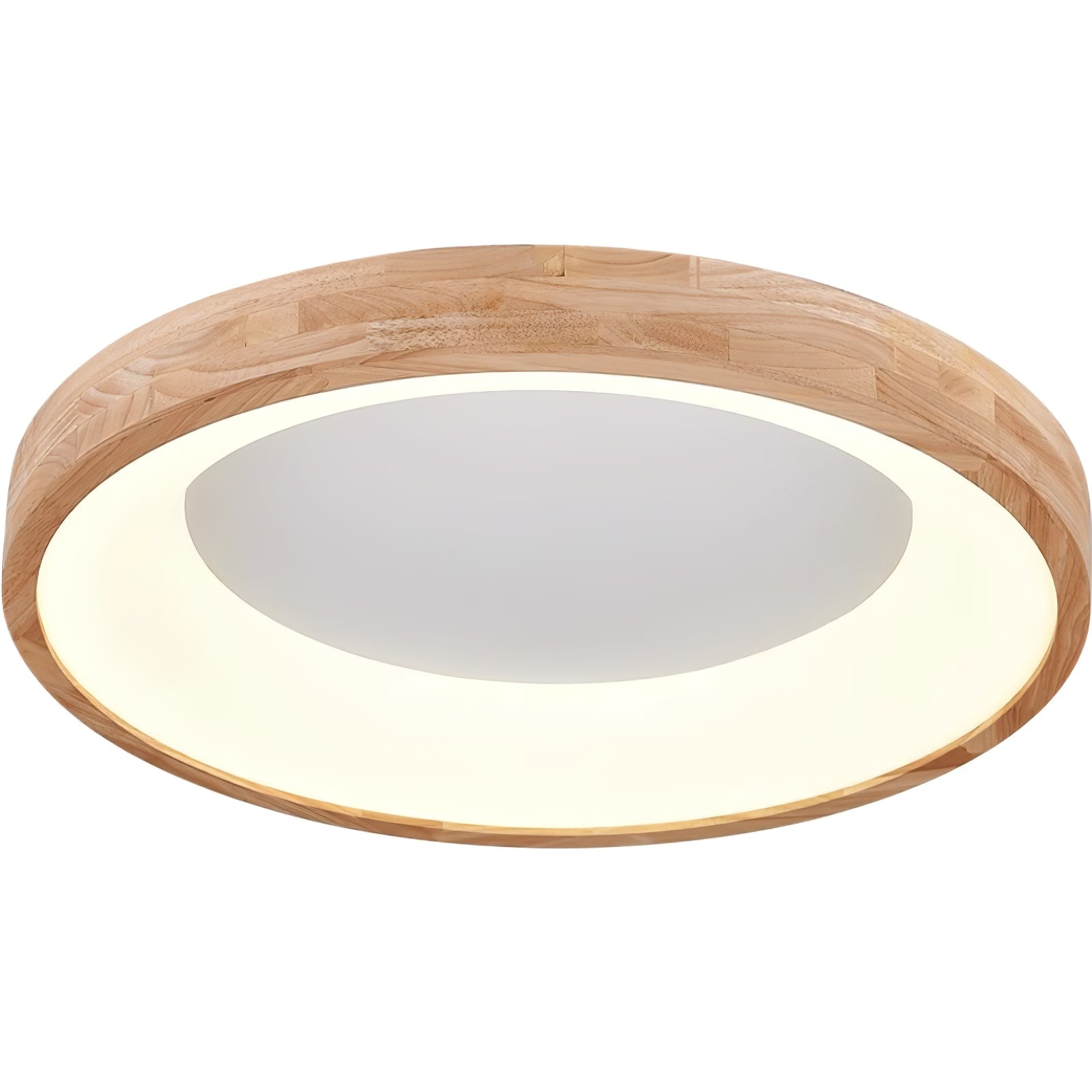 Uphae Modern Minimalist Square Wood Ceiling Light-Neutral Decor