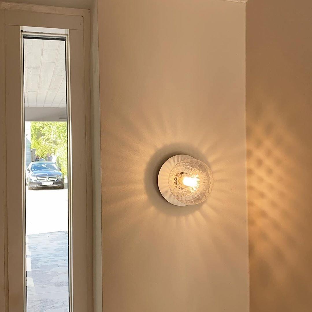 Nifte Wall Lamp Disc Globe Minimalist-Neutral Decor