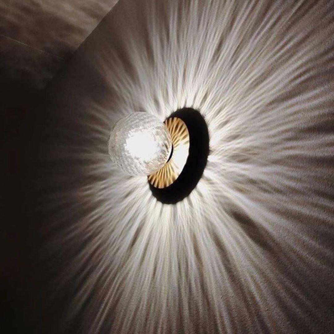Nifte Wall Lamp Disc Globe Minimalist-Neutral Decor