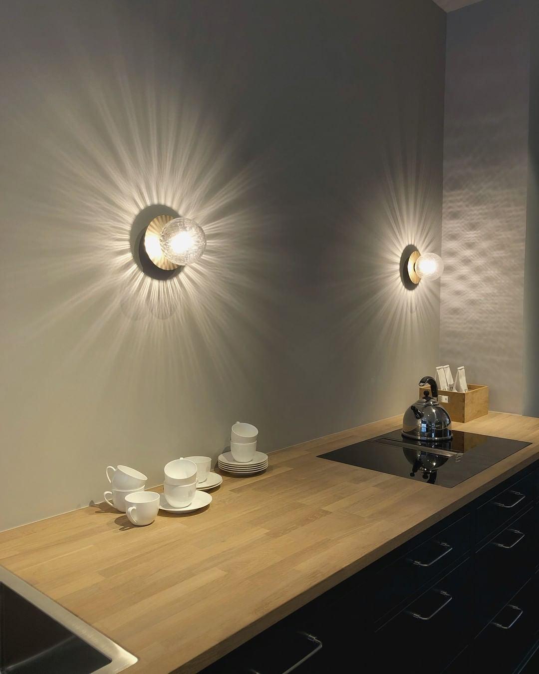 Nifte Wall Lamp Disc Globe Minimalist-Neutral Decor