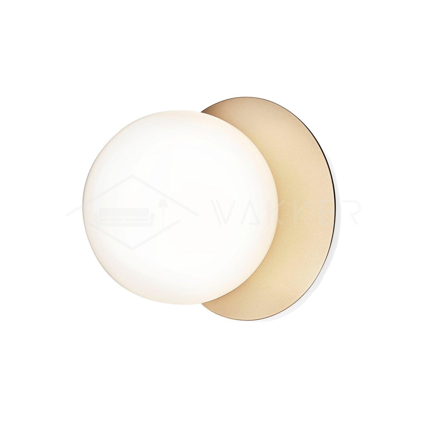 Nifte Wall Lamp Disc Globe Minimalist-Neutral Decor