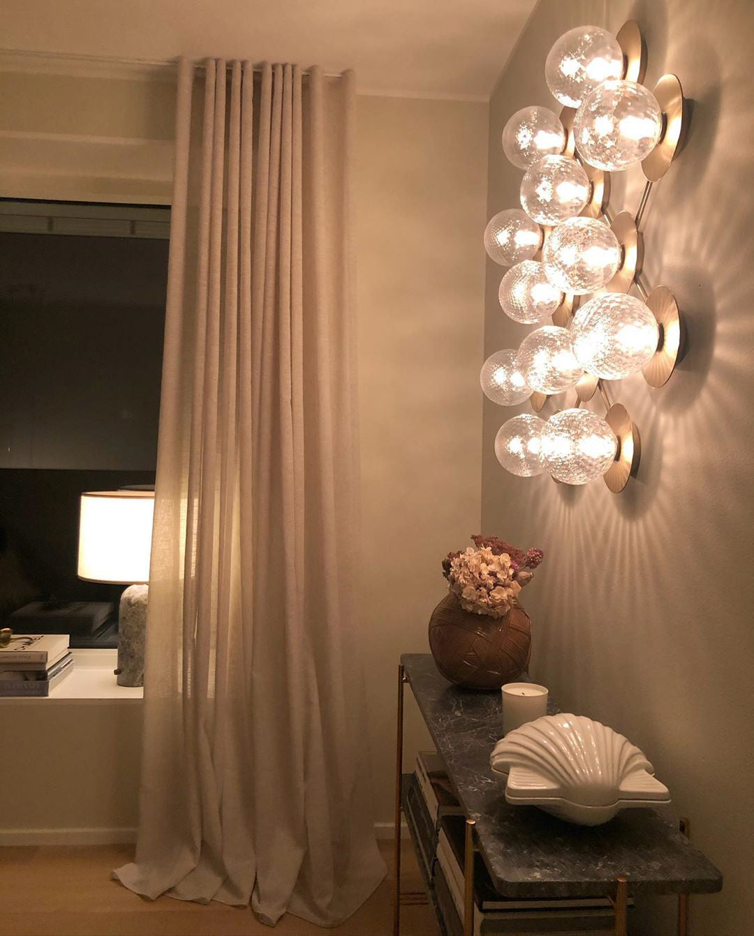 Nifte Wall Lamp Disc Globe Minimalist-Neutral Decor