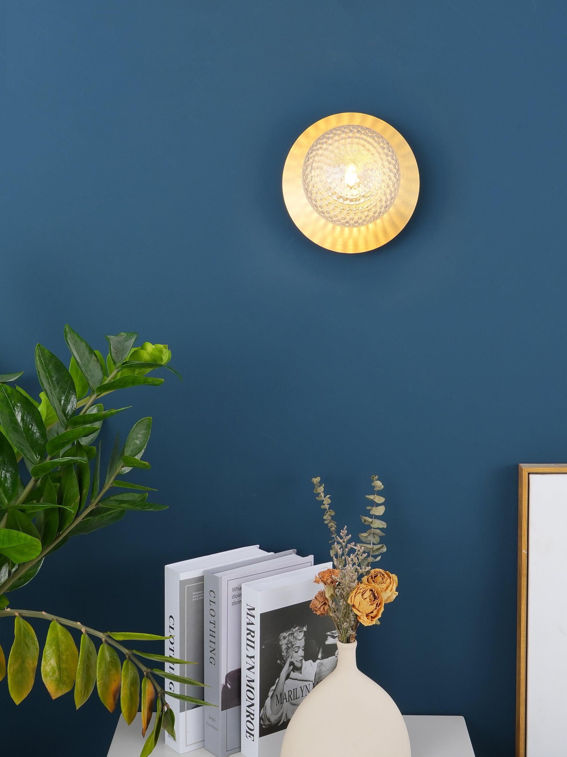 Nifte Wall Lamp Disc Globe Minimalist-Neutral Decor