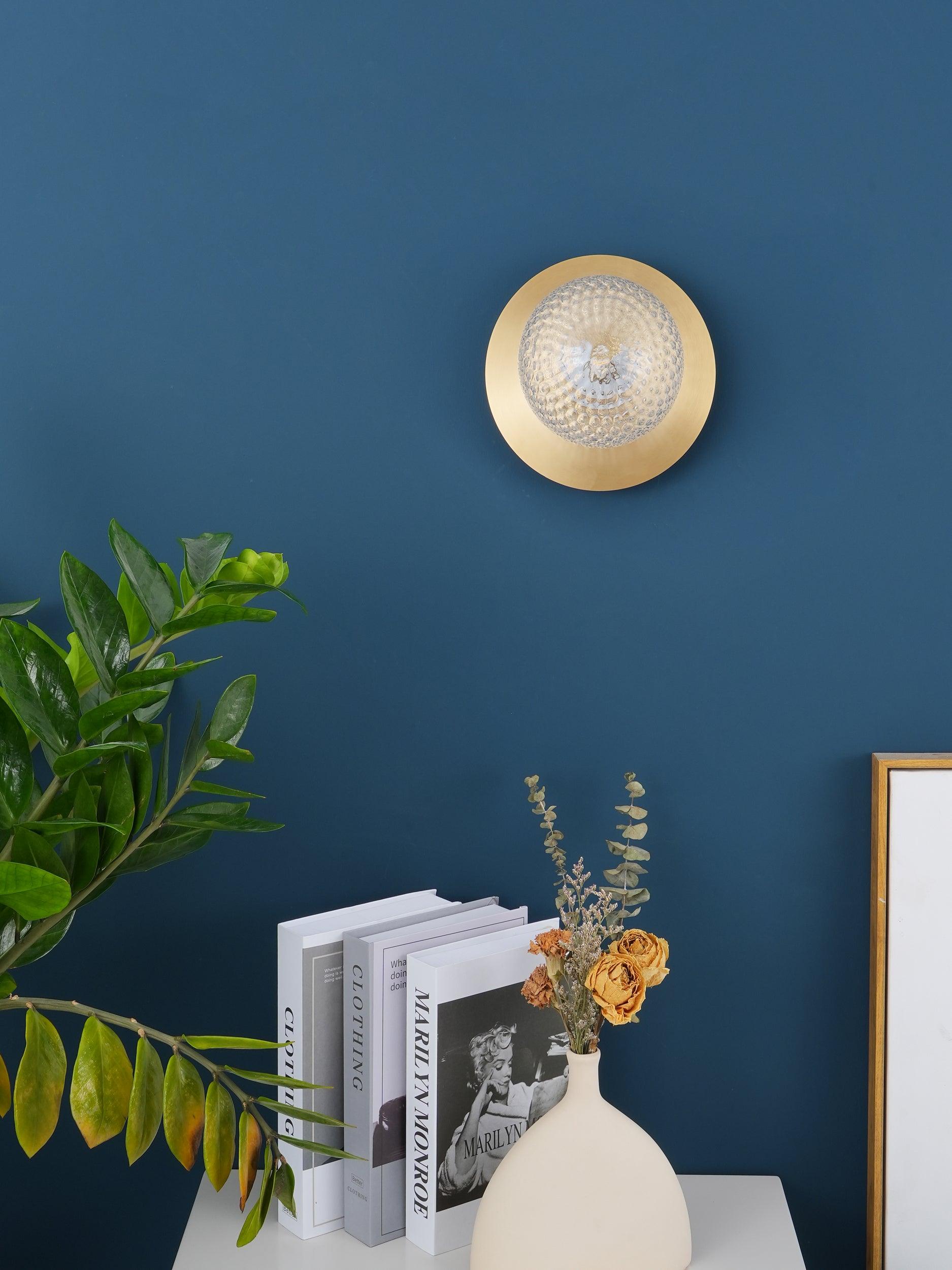Irinor Premium Nordic Art Brass Wall Lamp-Neutral Decor