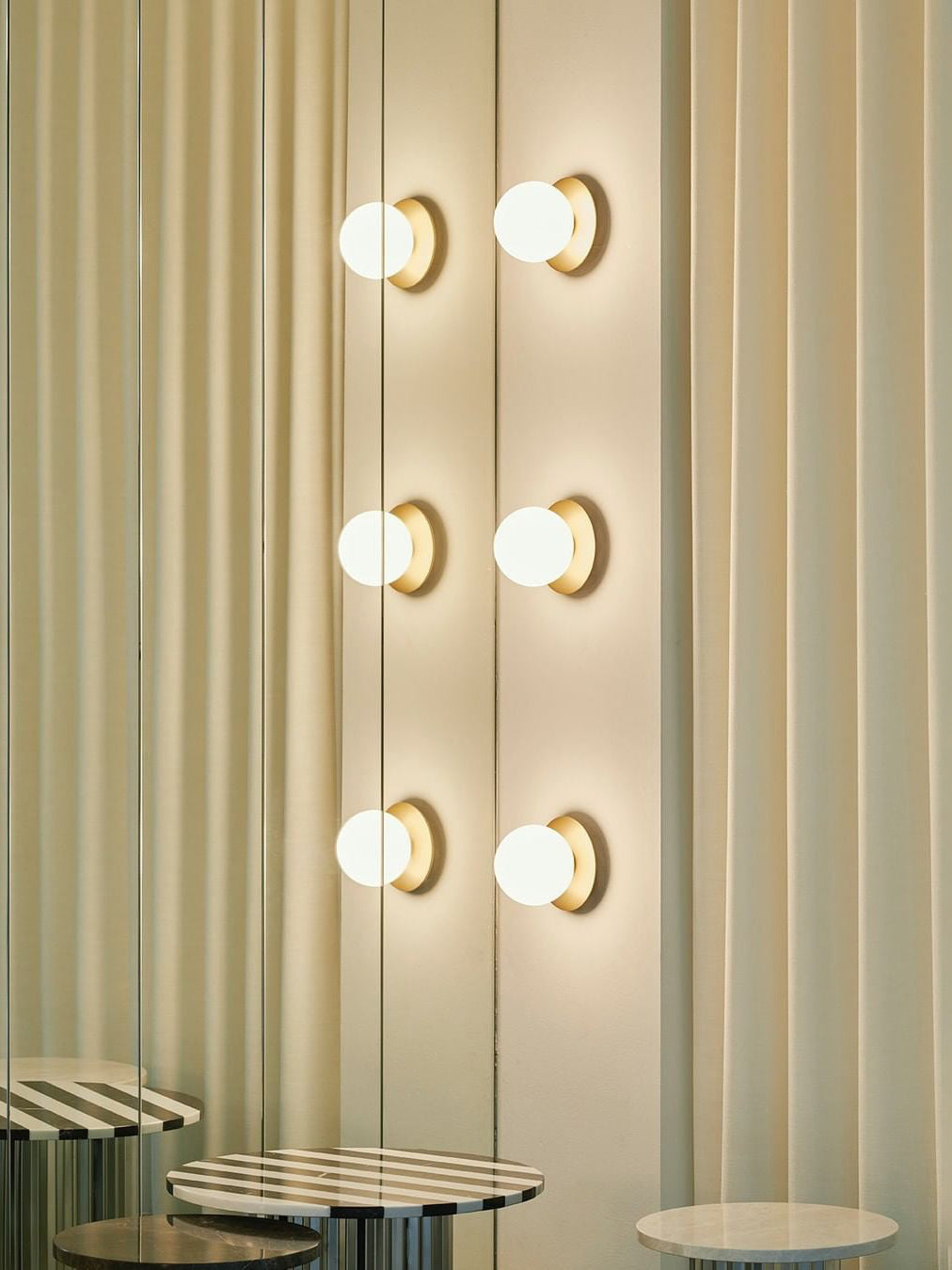 Irinor Premium Nordic Art Brass Wall Lamp-Neutral Decor