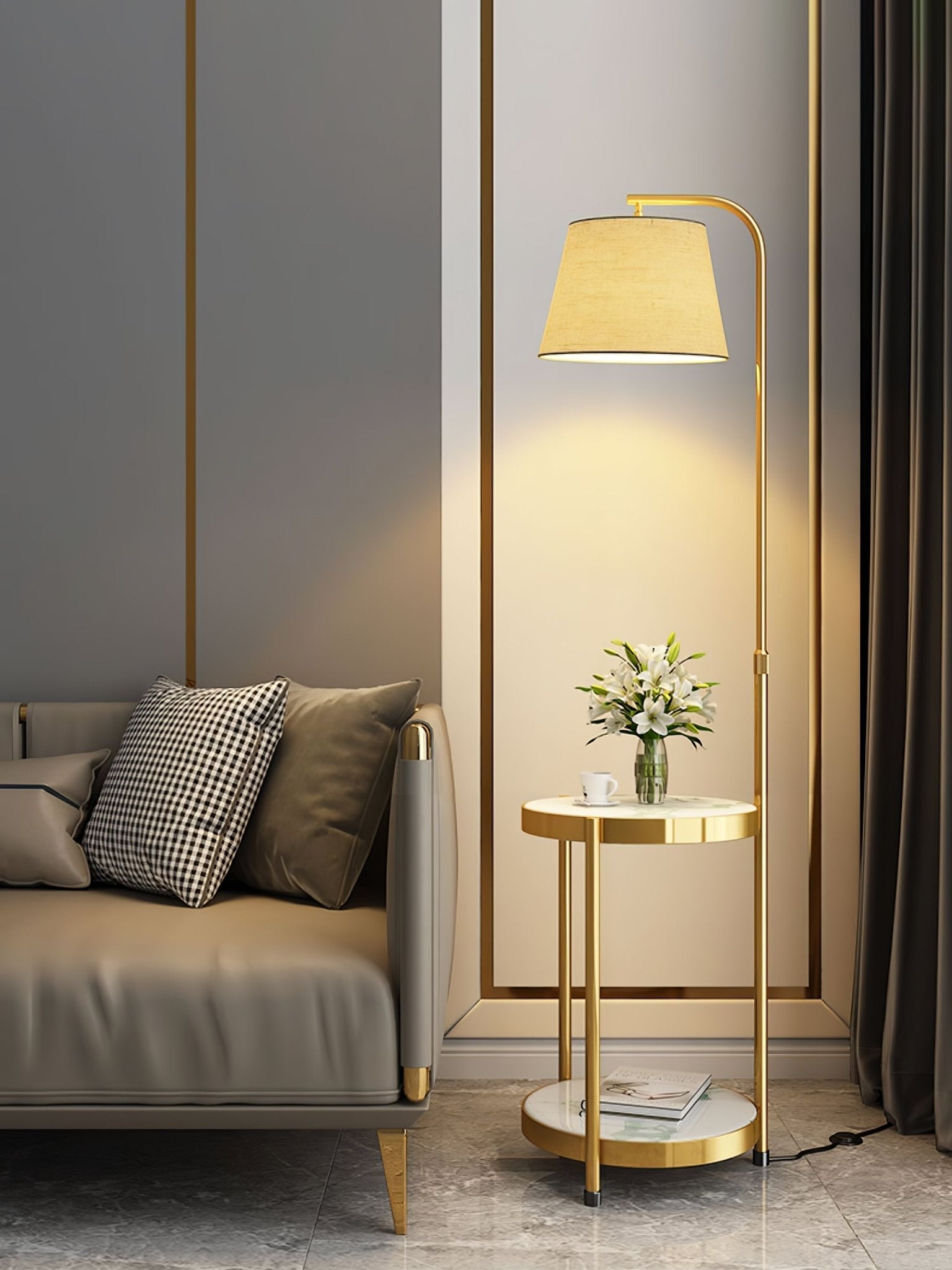Tirixy Modern Floor Lamp-Neutral Decor