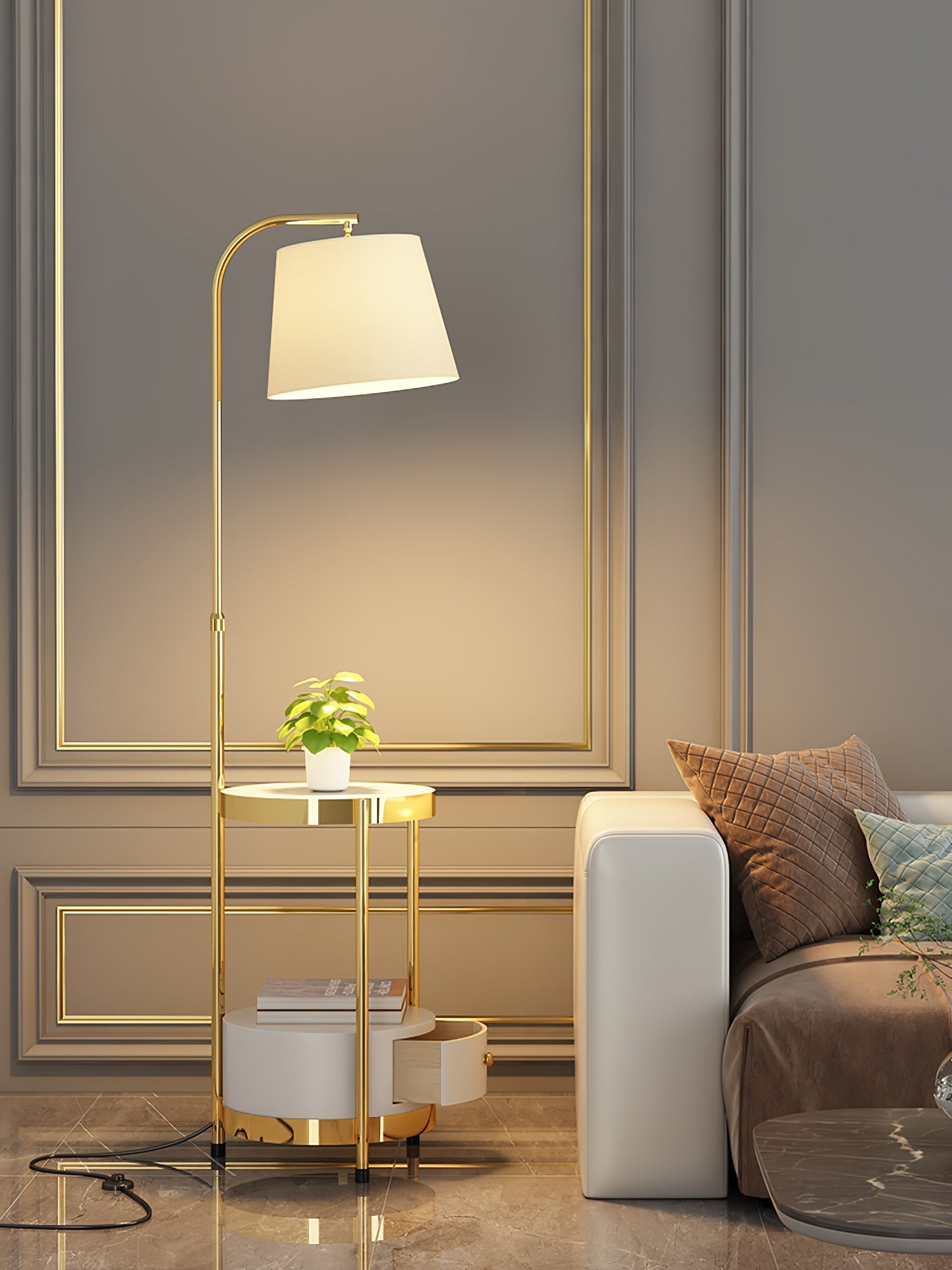 Tirixy Modern Floor Lamp-Neutral Decor