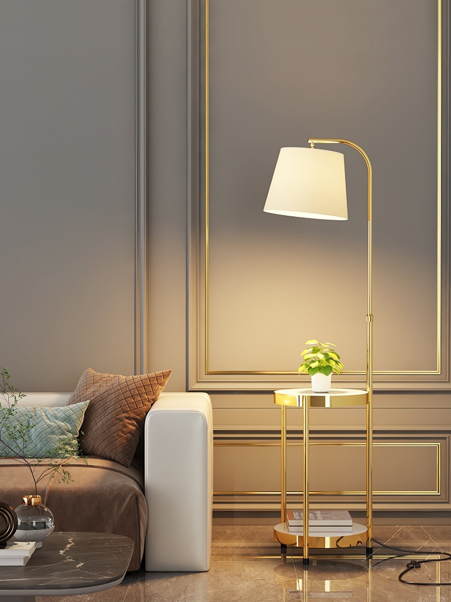 Tirixy Modern Floor Lamp-Neutral Decor