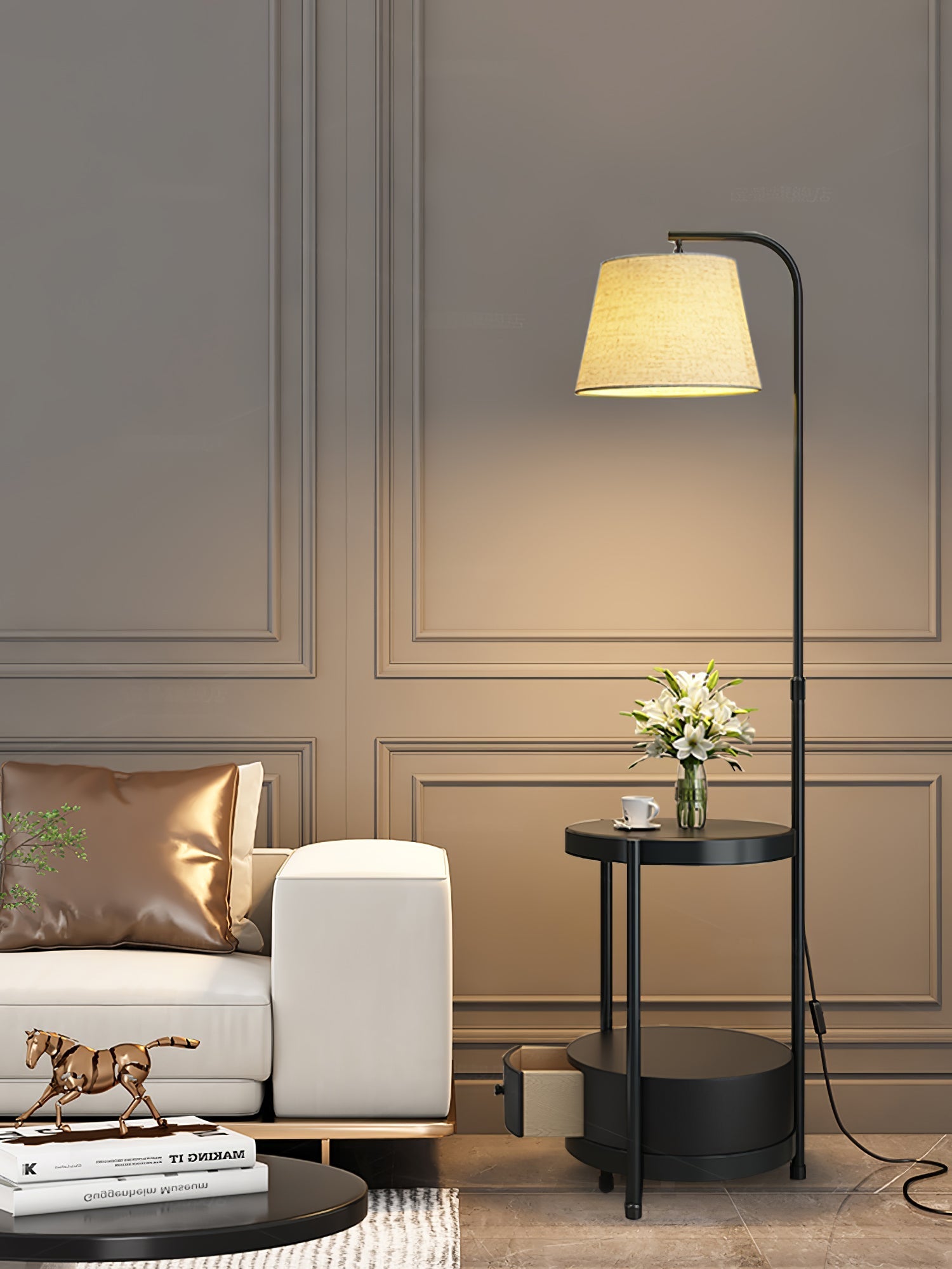 Tirixy Modern Floor Lamp-Neutral Decor