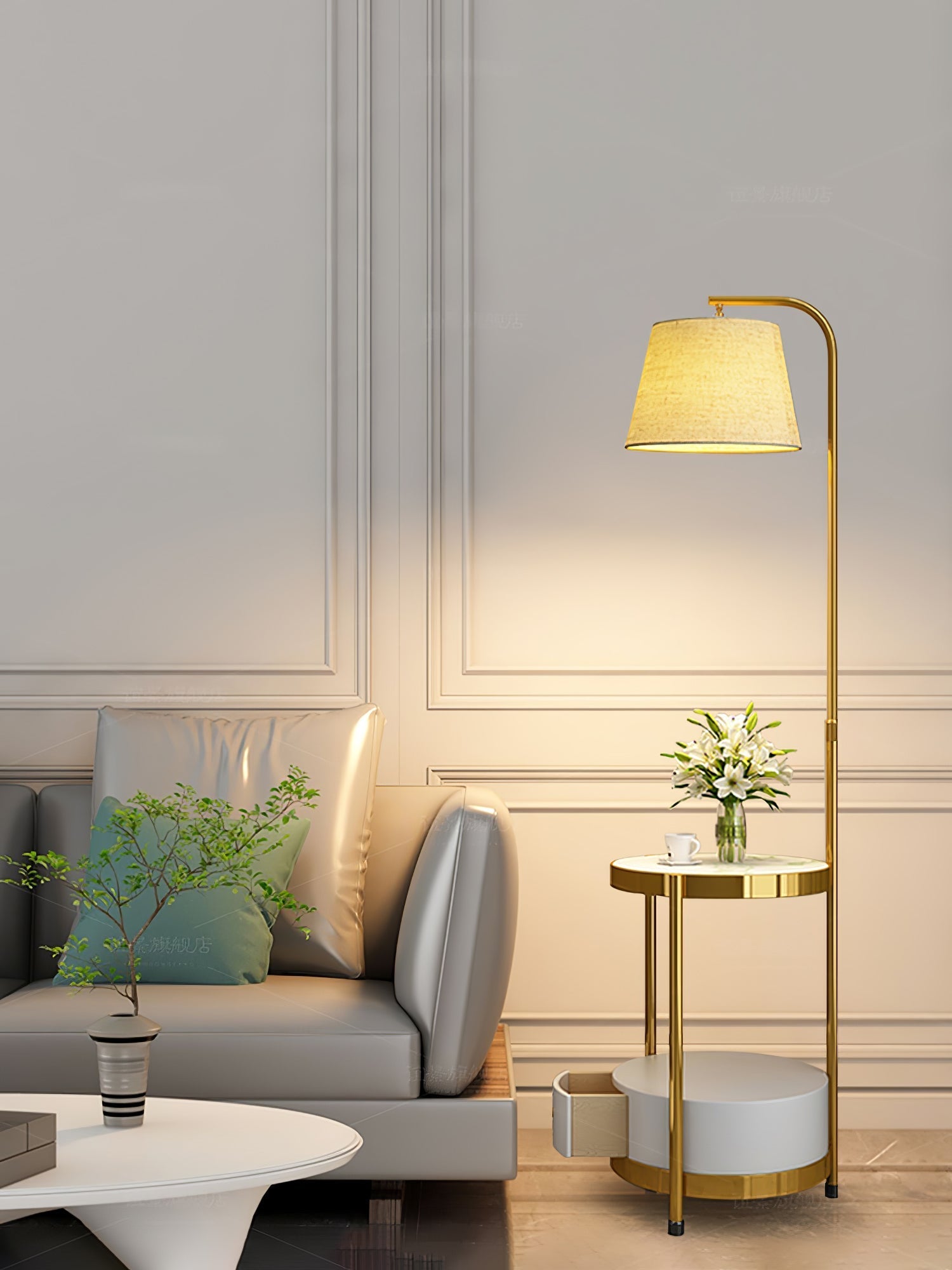 Tirixy Modern Floor Lamp-Neutral Decor
