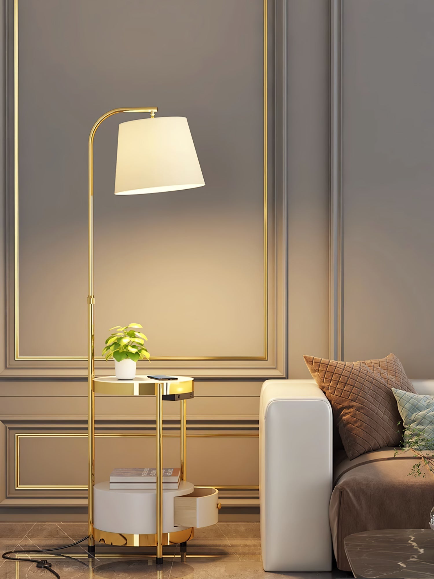 Tirixy Modern Floor Lamp-Neutral Decor