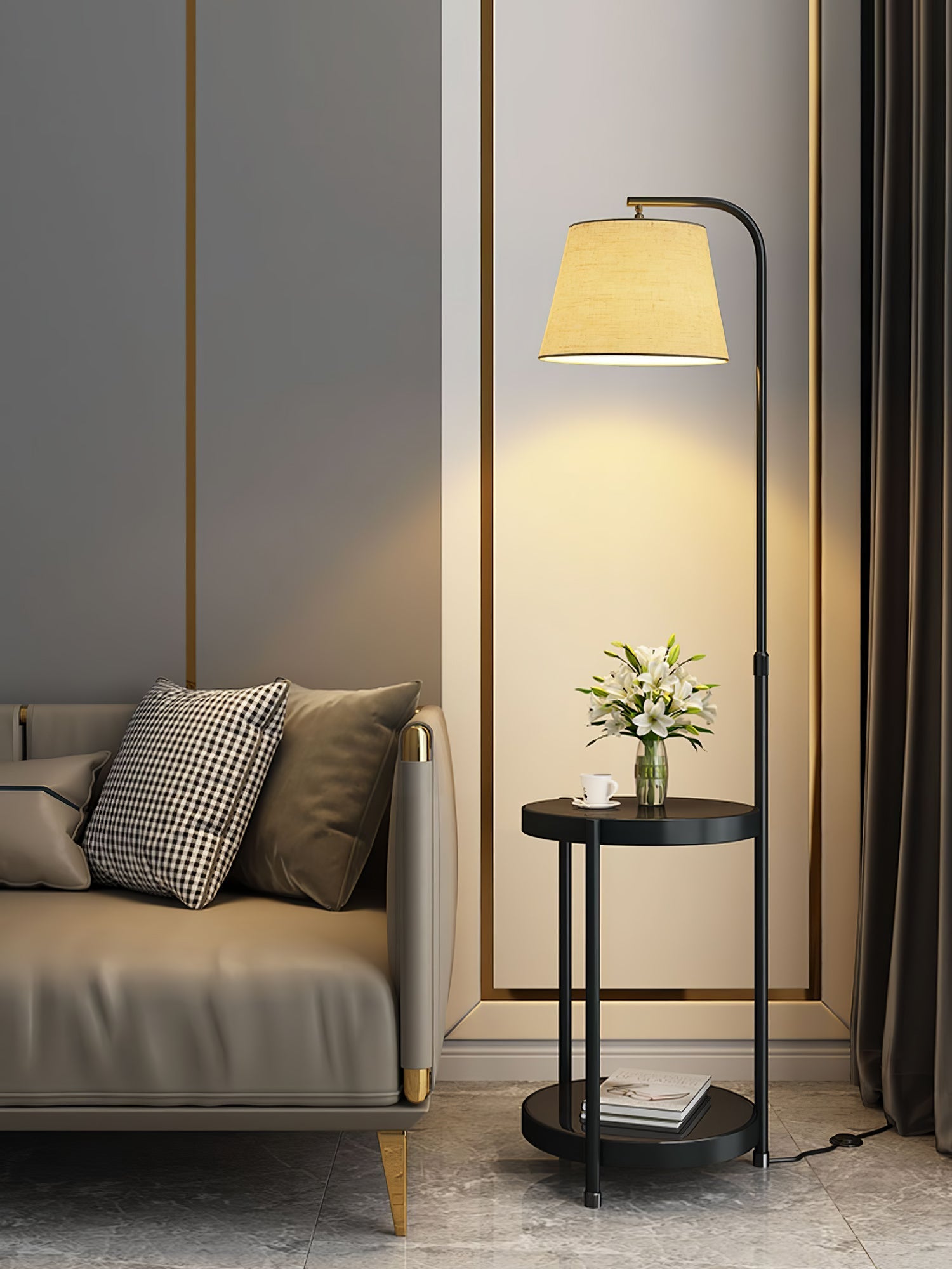 Tirixy Modern Floor Lamp-Neutral Decor
