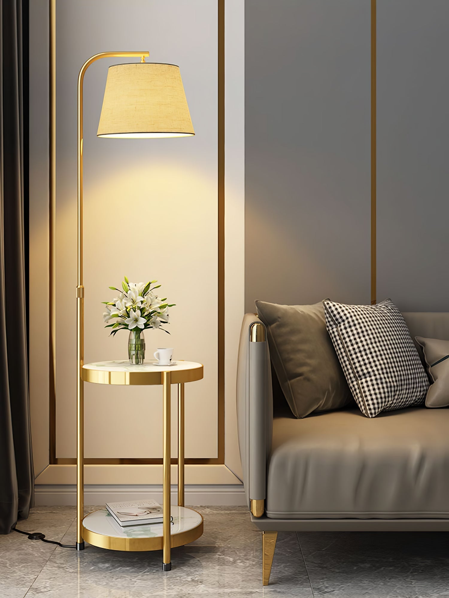 Tirixy Modern Floor Lamp-Neutral Decor