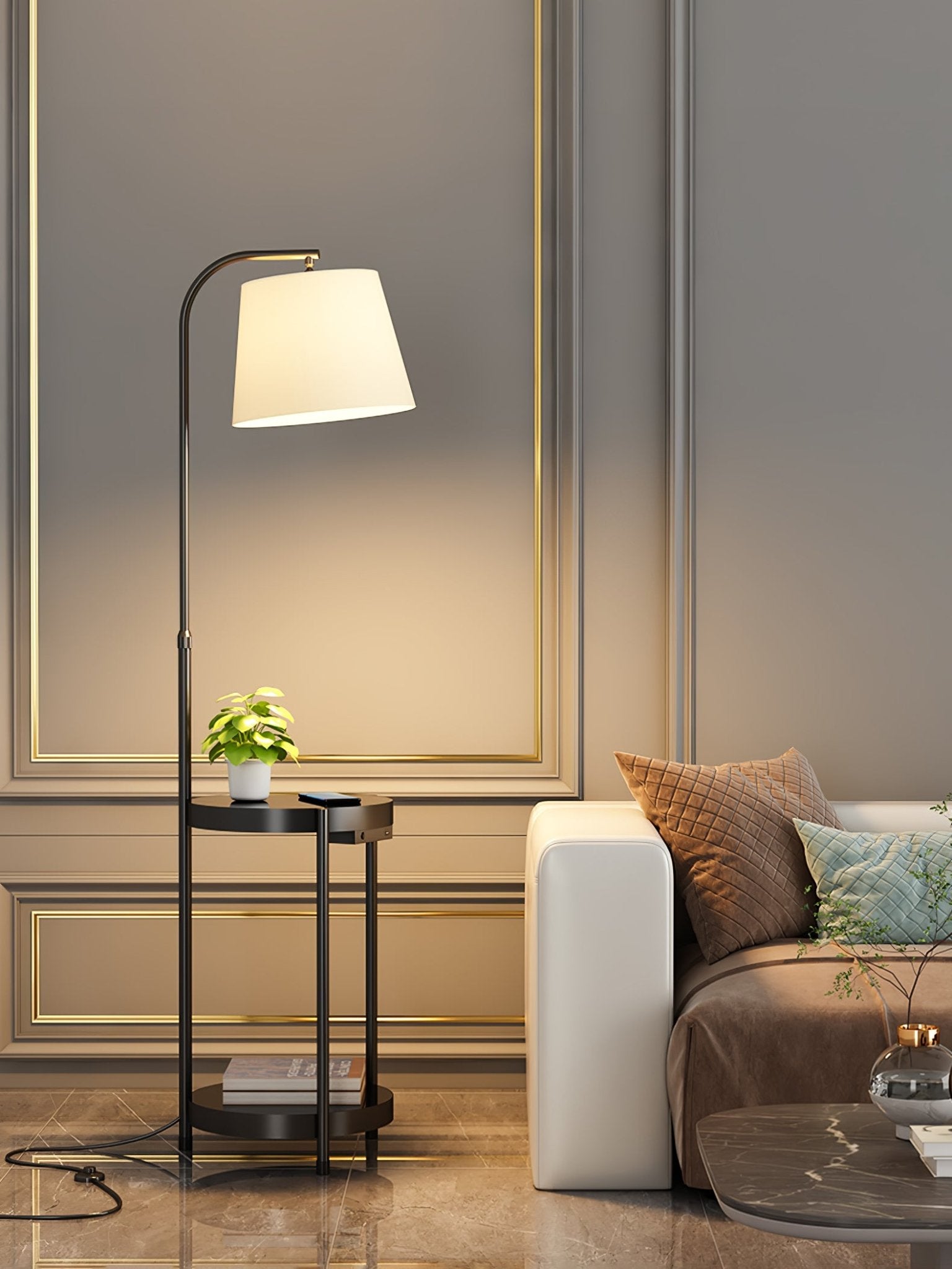 Tirixy Modern Floor Lamp-Neutral Decor