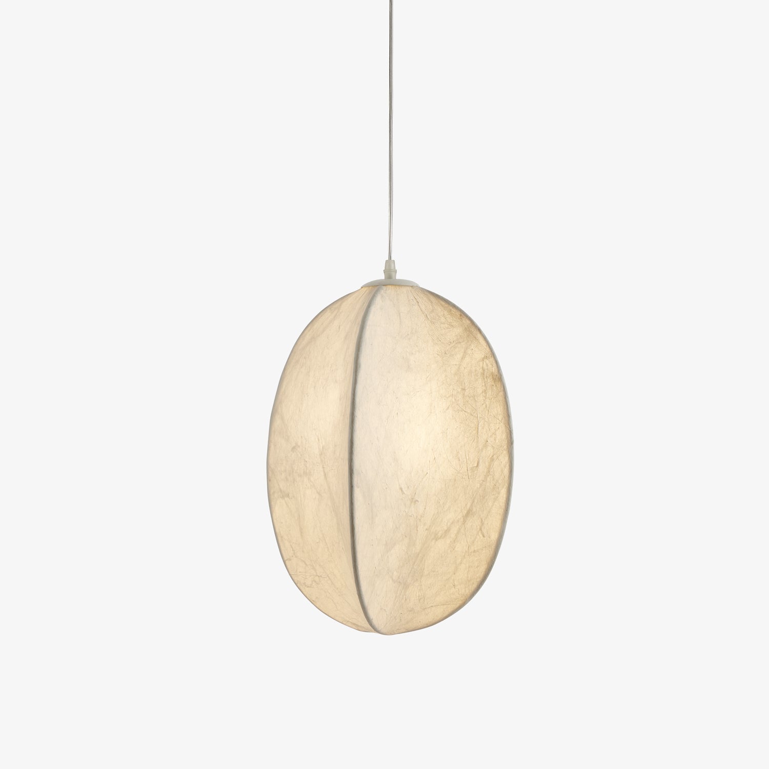 Dune Minimalist Silk Pendant Lamp-Neutral Decor