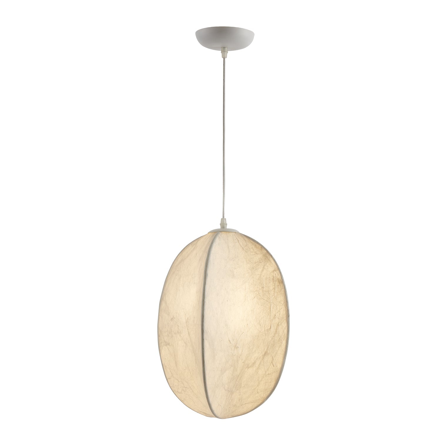 Dune Minimalist Silk Pendant Lamp-Neutral Decor
