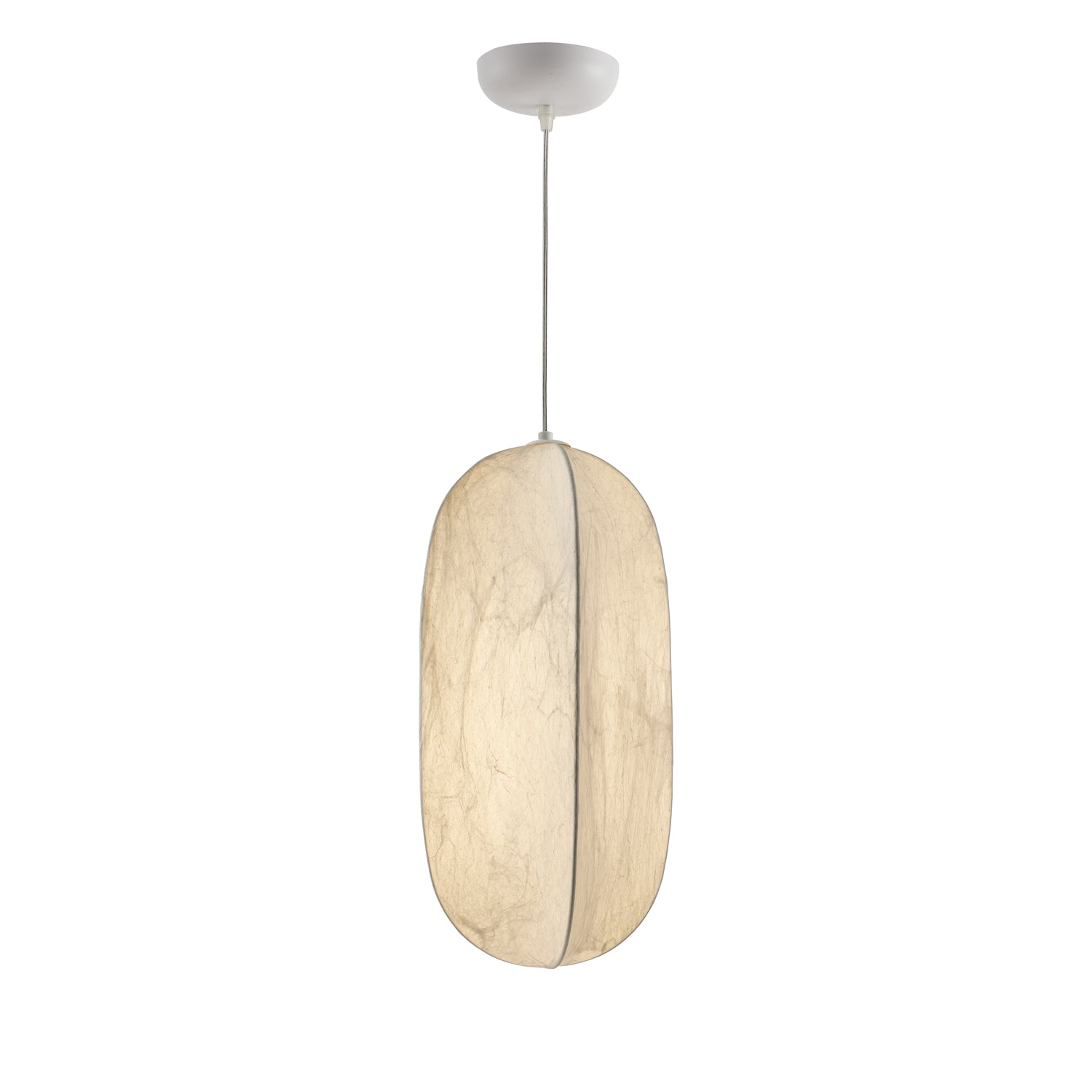 Dune Minimalist Silk Pendant Lamp-Neutral Decor