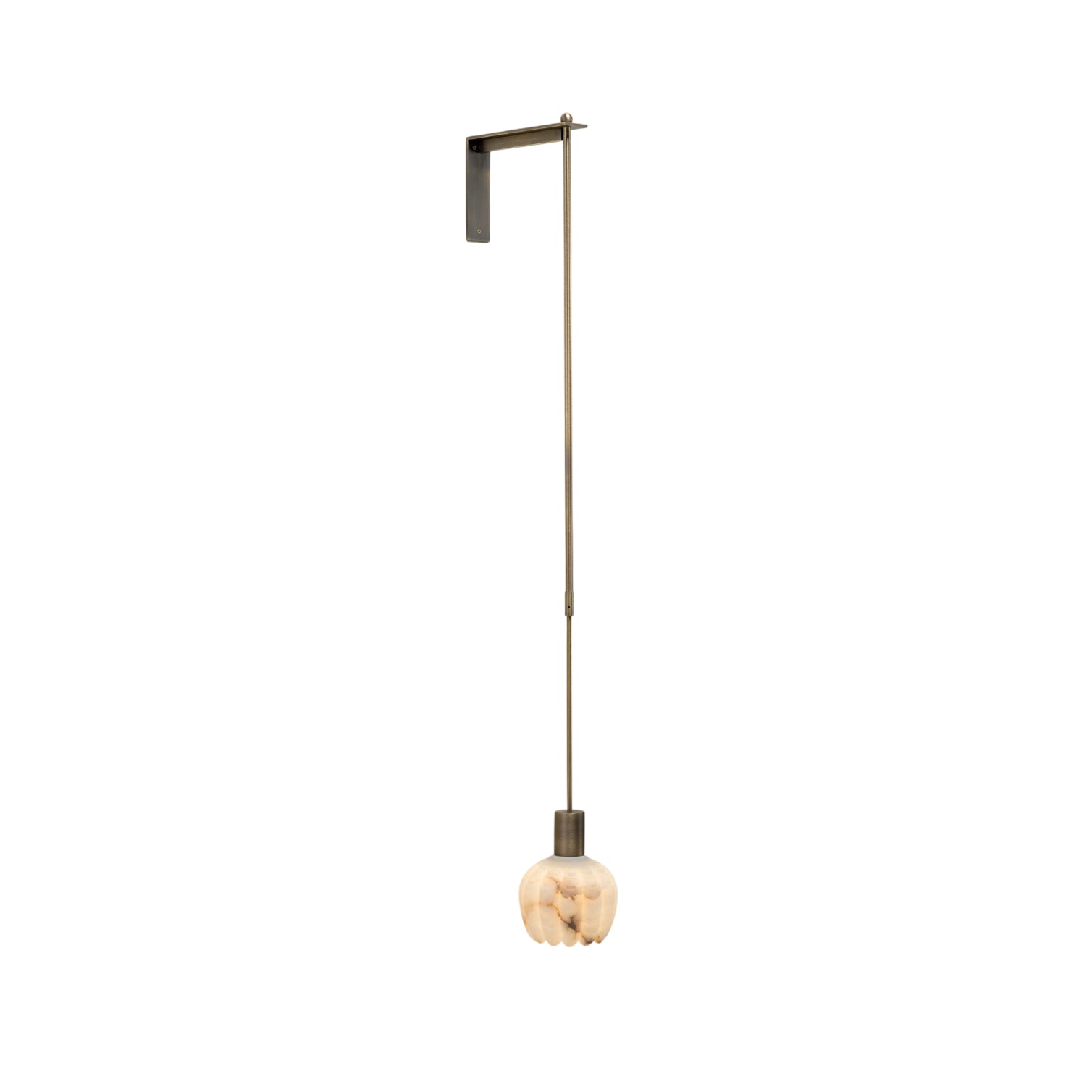 Lilin Alabaster Wall Lamp shown against a neutral wall.