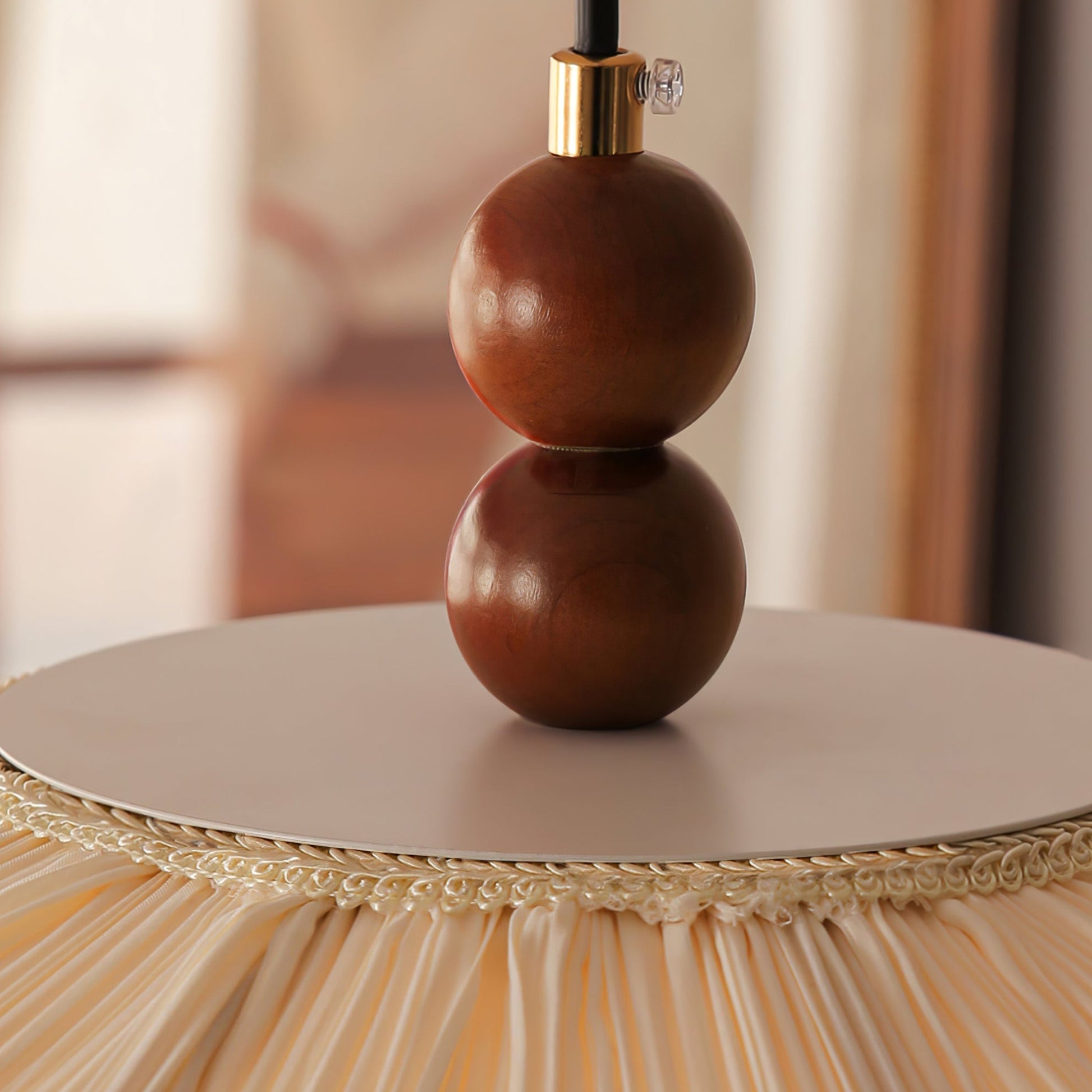 Zovenil Organic Fabric Pendant Light-Neutral Decor