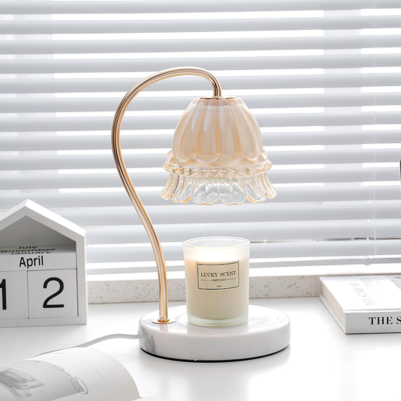 Daze Nordic Art Warmer Marble Table Lamp-Neutral Decor