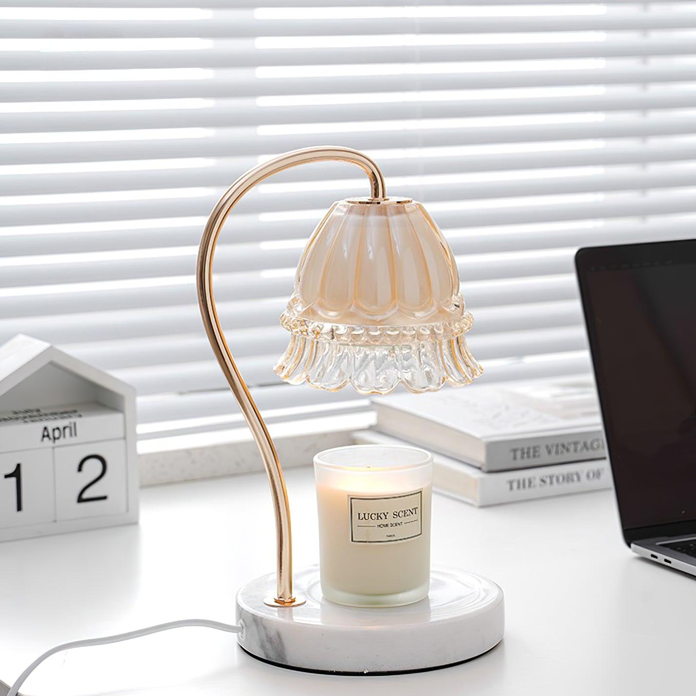 Daze Nordic Art Warmer Marble Table Lamp-Neutral Decor