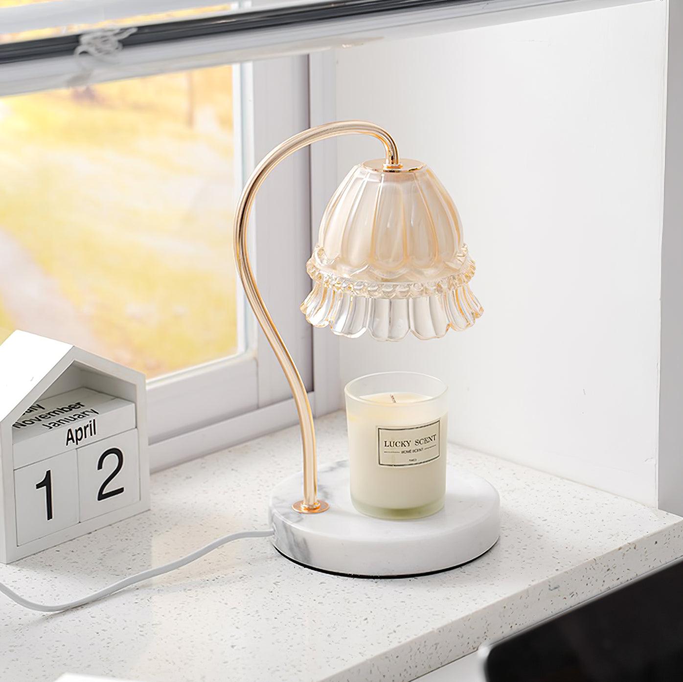 Daze Nordic Art Warmer Marble Table Lamp-Neutral Decor