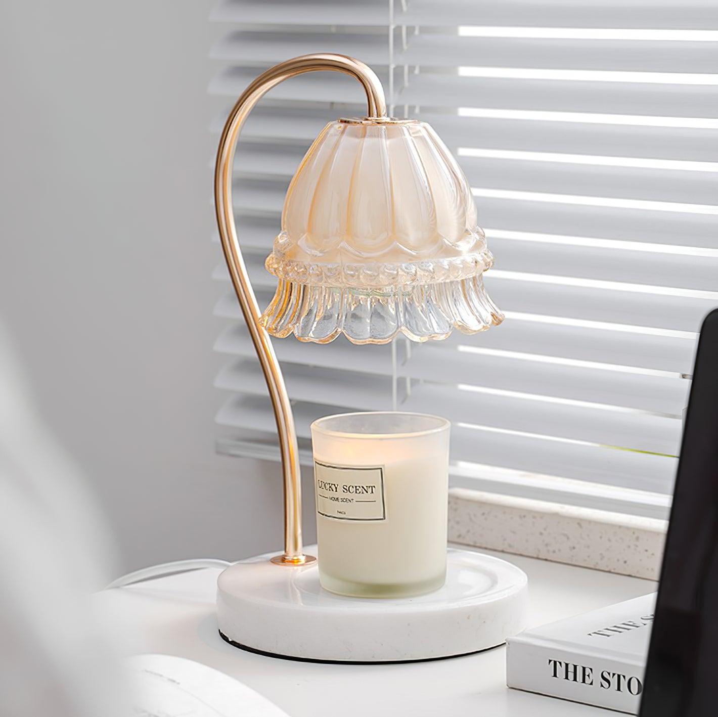 Daze Nordic Art Warmer Marble Table Lamp-Neutral Decor