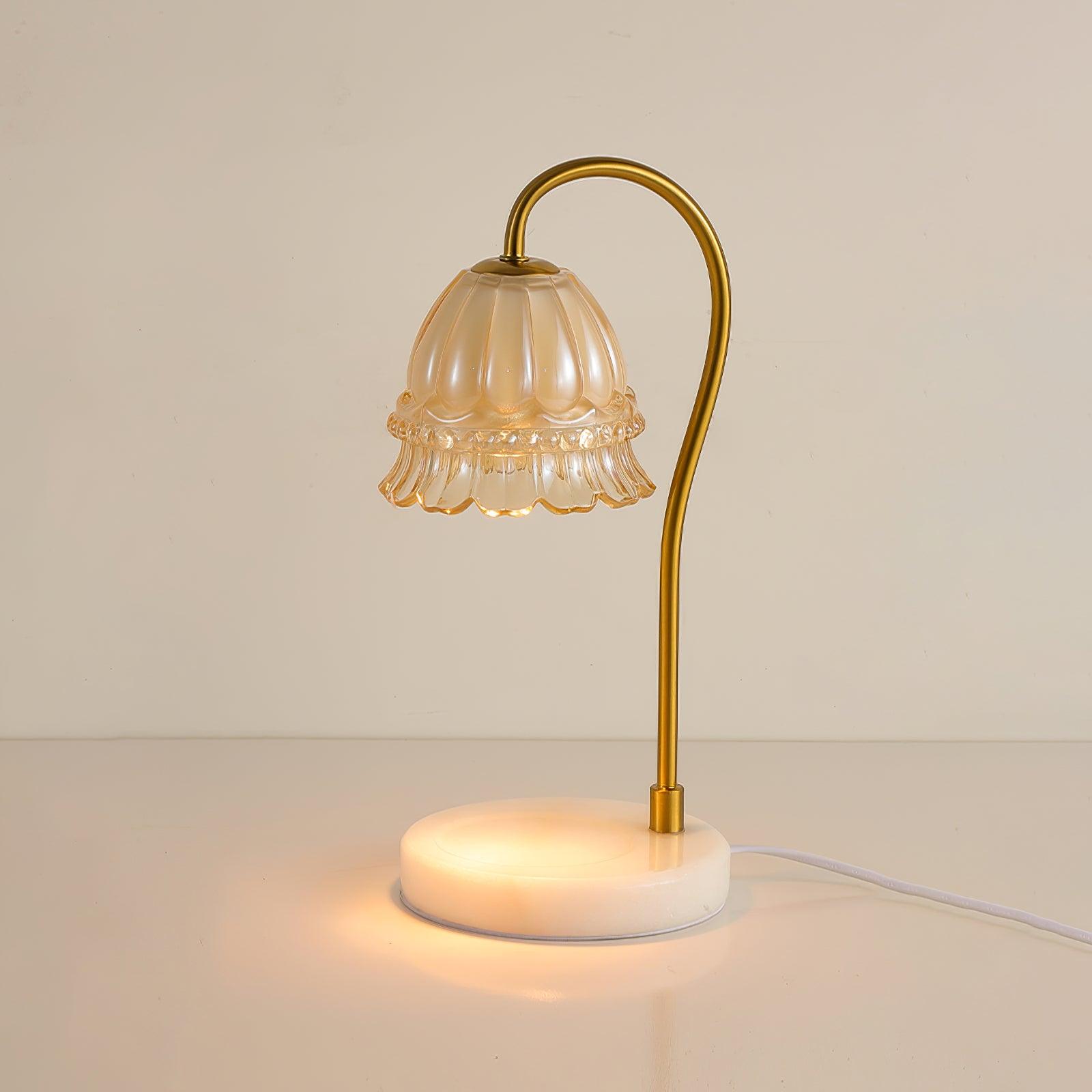 Daze Nordic Art Warmer Marble Table Lamp-Neutral Decor