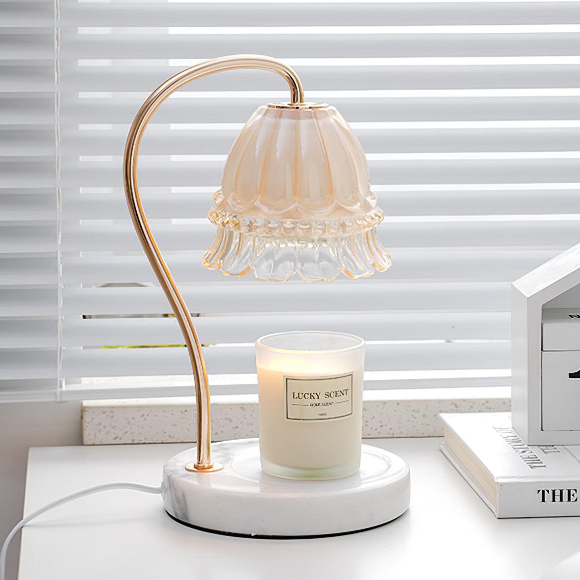 Daze Nordic Art Warmer Marble Table Lamp-Neutral Decor