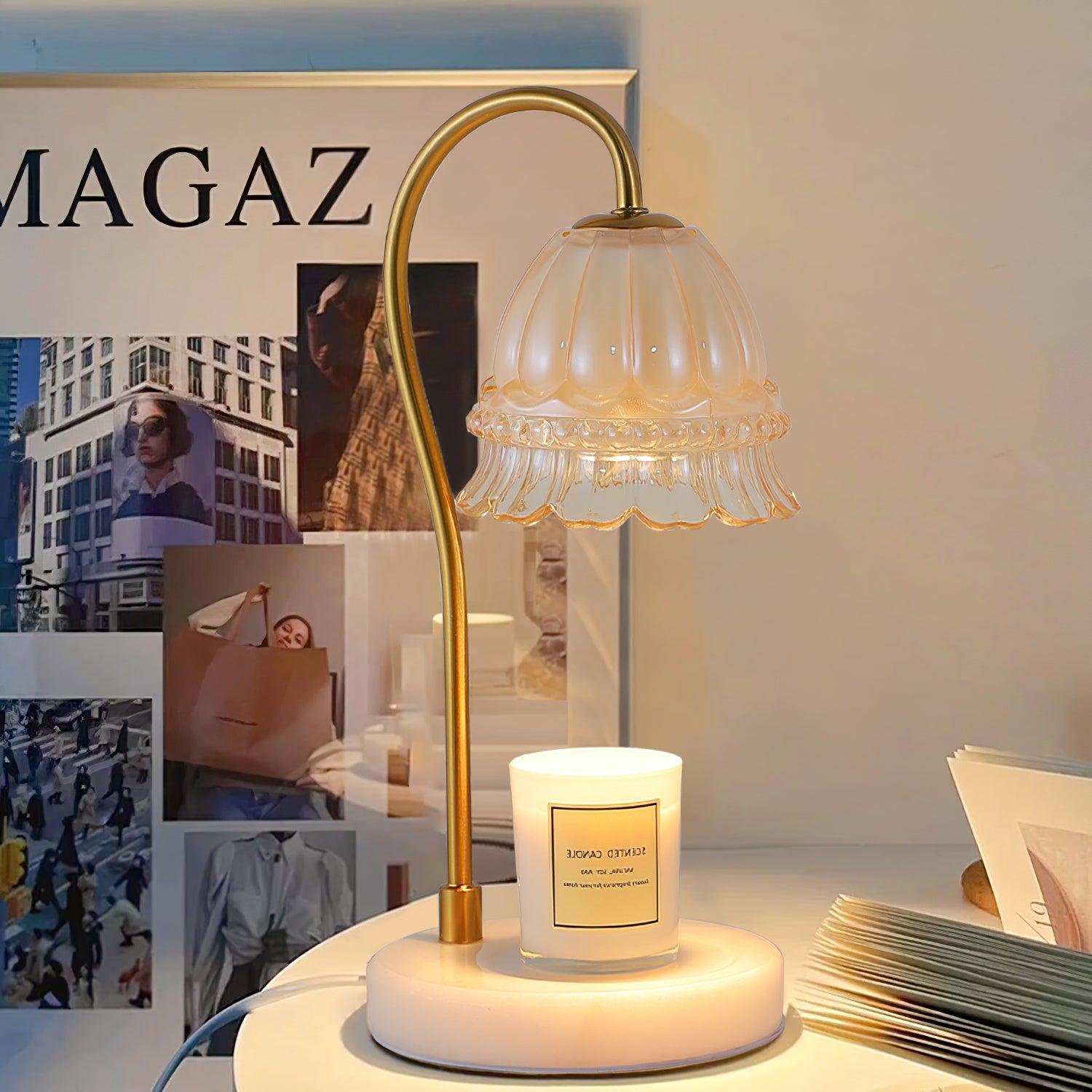 Daze Nordic Art Warmer Marble Table Lamp-Neutral Decor