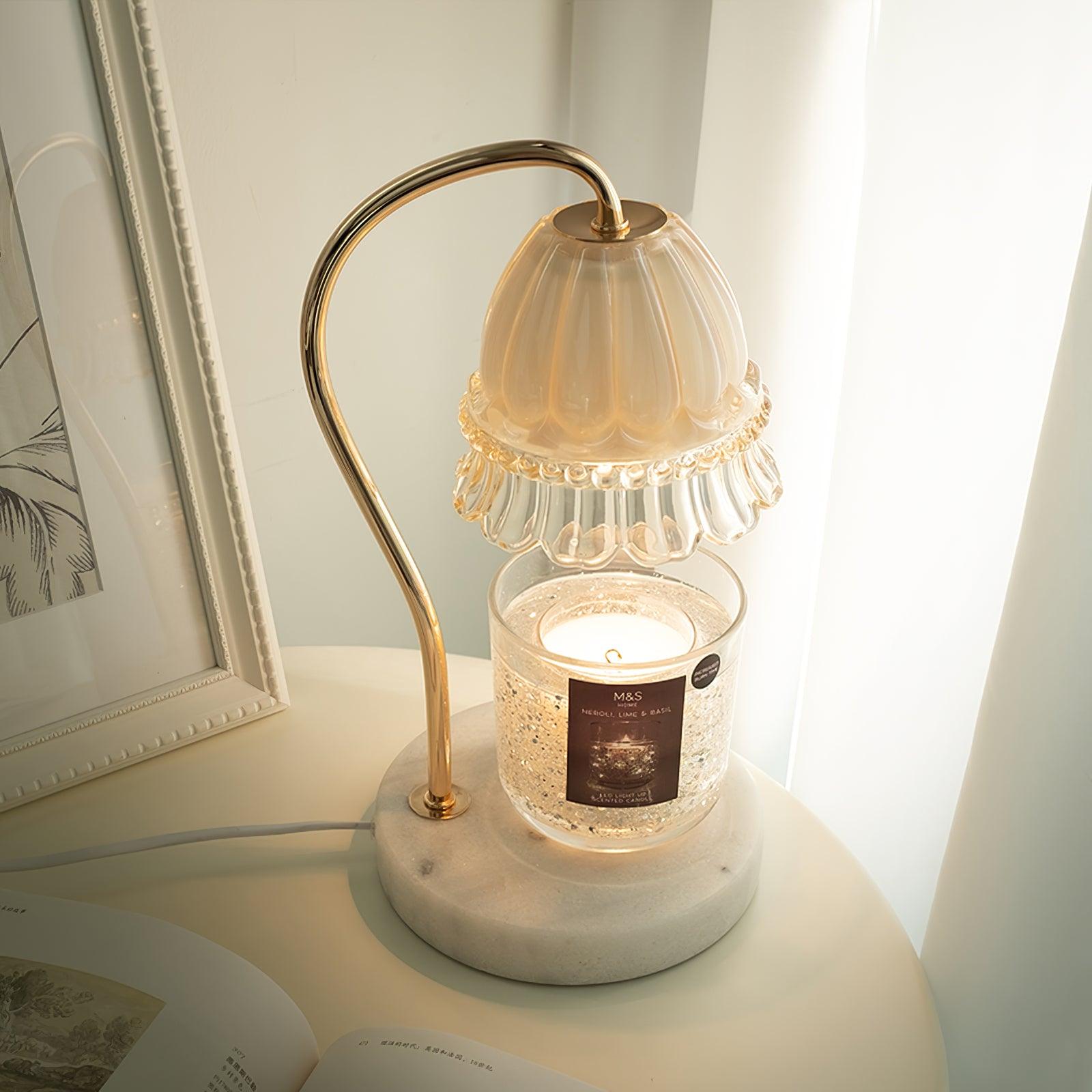 Daze Nordic Art Warmer Marble Table Lamp-Neutral Decor