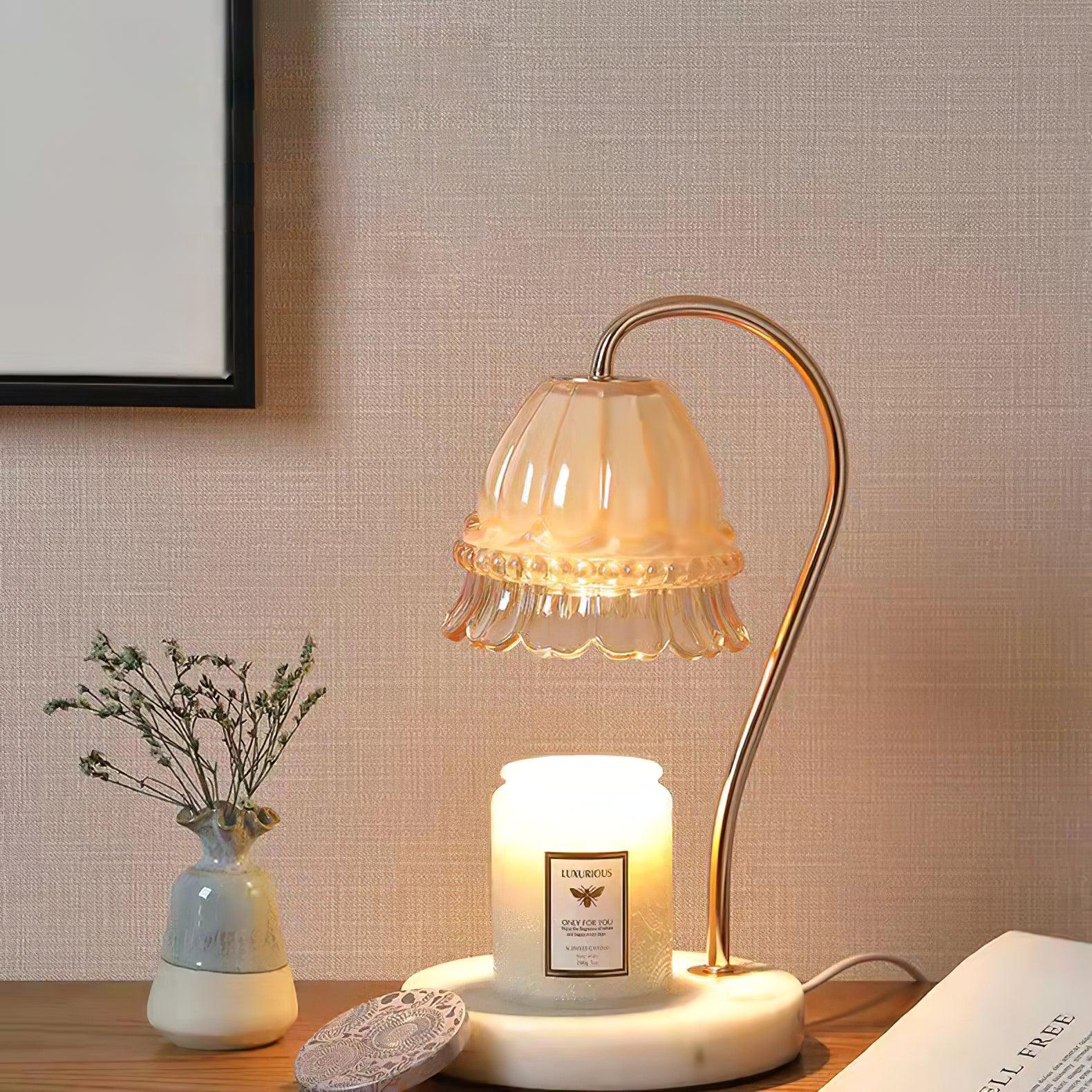 Daze Nordic Art Warmer Marble Table Lamp-Neutral Decor